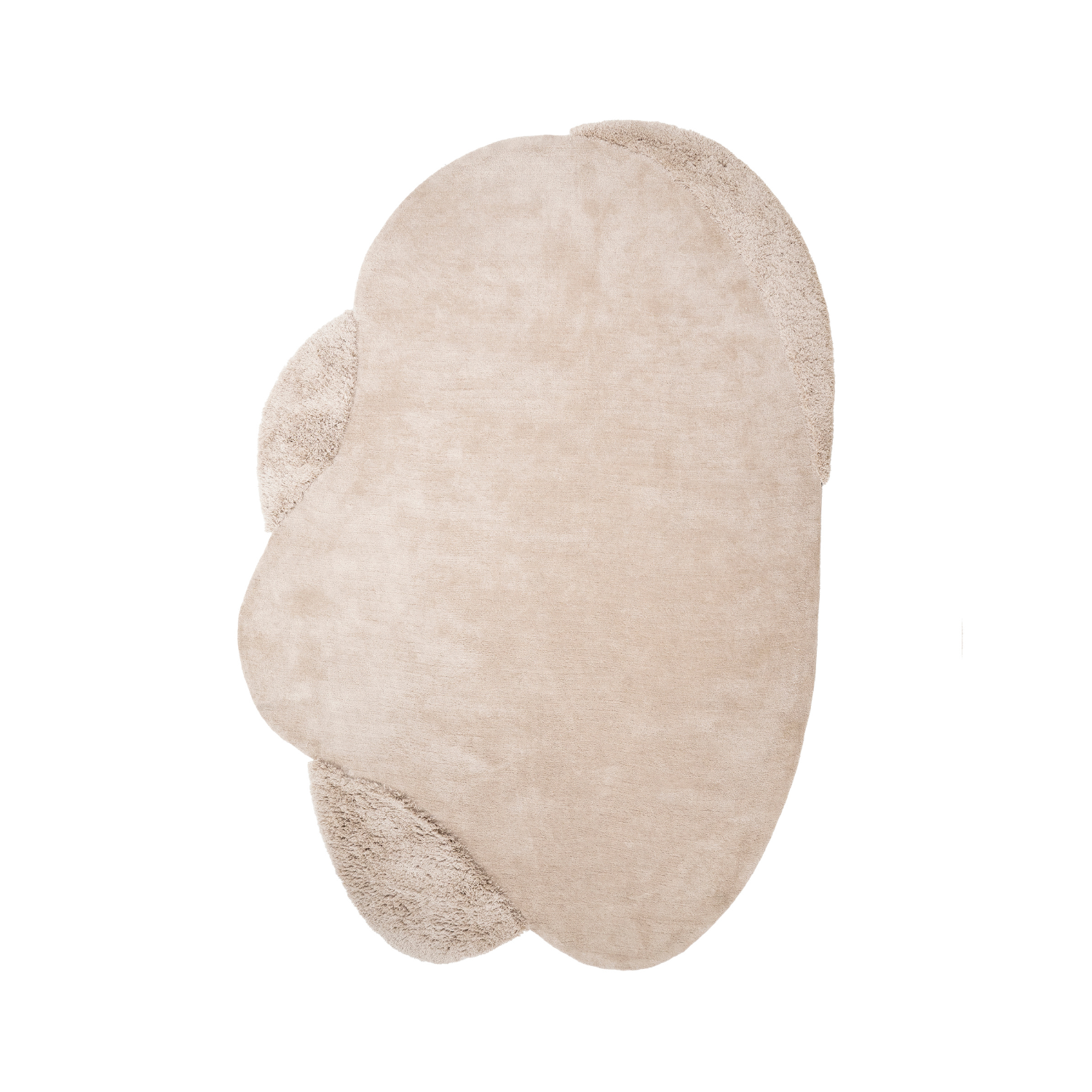 Oval rug PRAIA beige