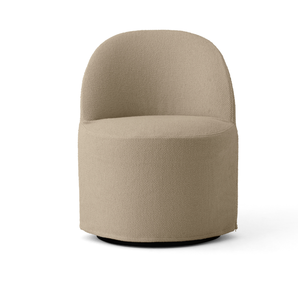 TEAROOM beige swivel armchair