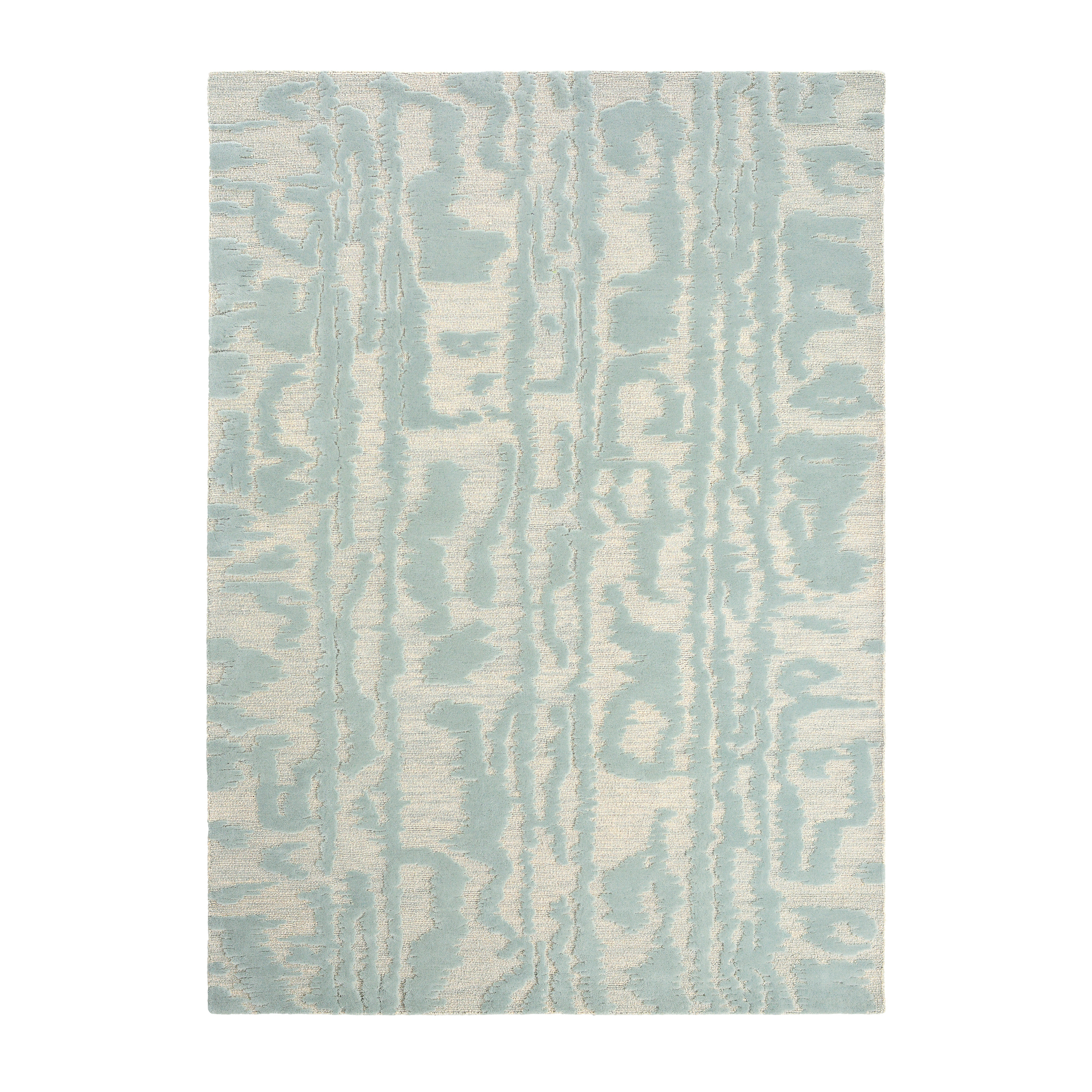 Teppich WATERWAVE STRIPE mintgrün mit beige