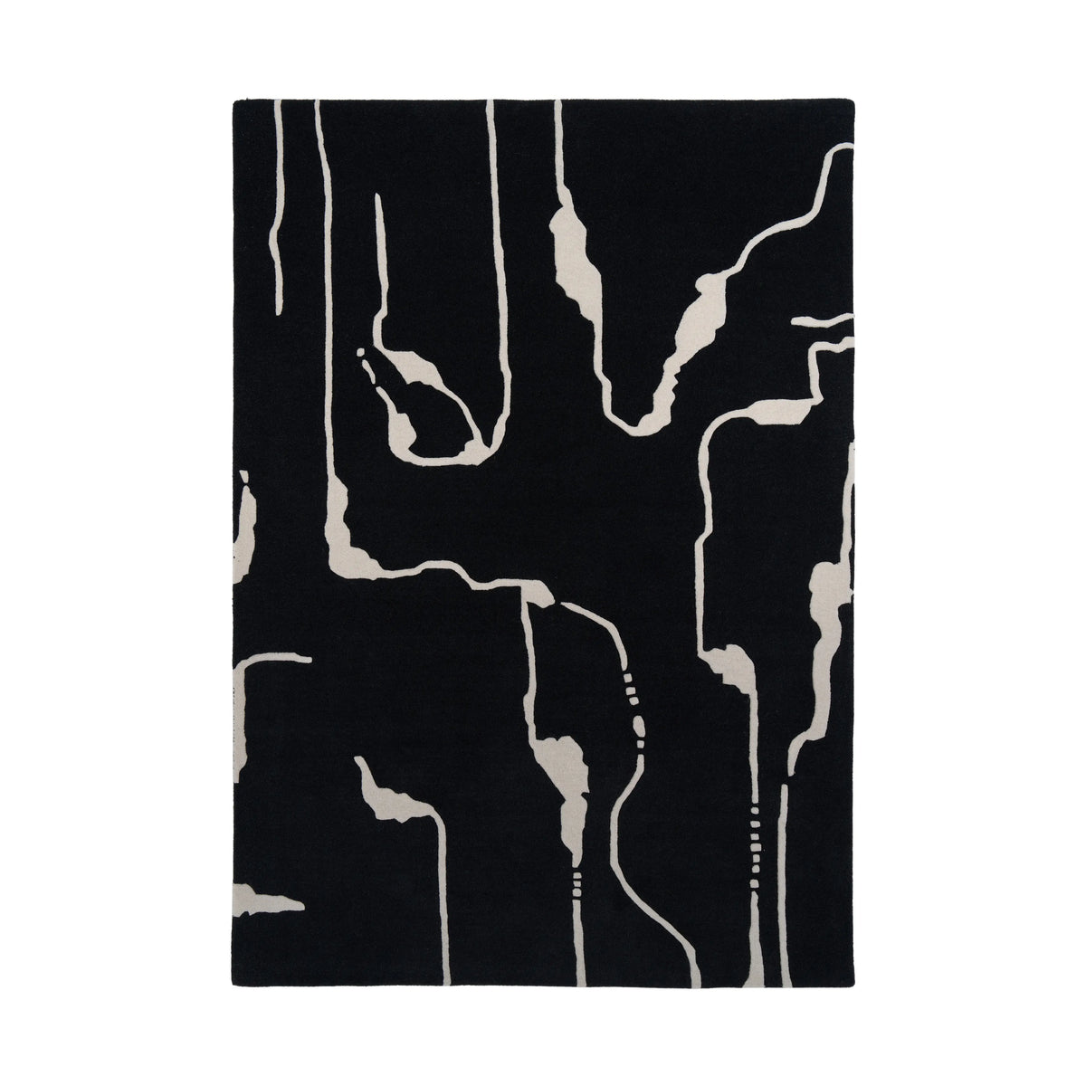 Dywan SHAPES CANYON czarny z beżowym – Carpets & More
