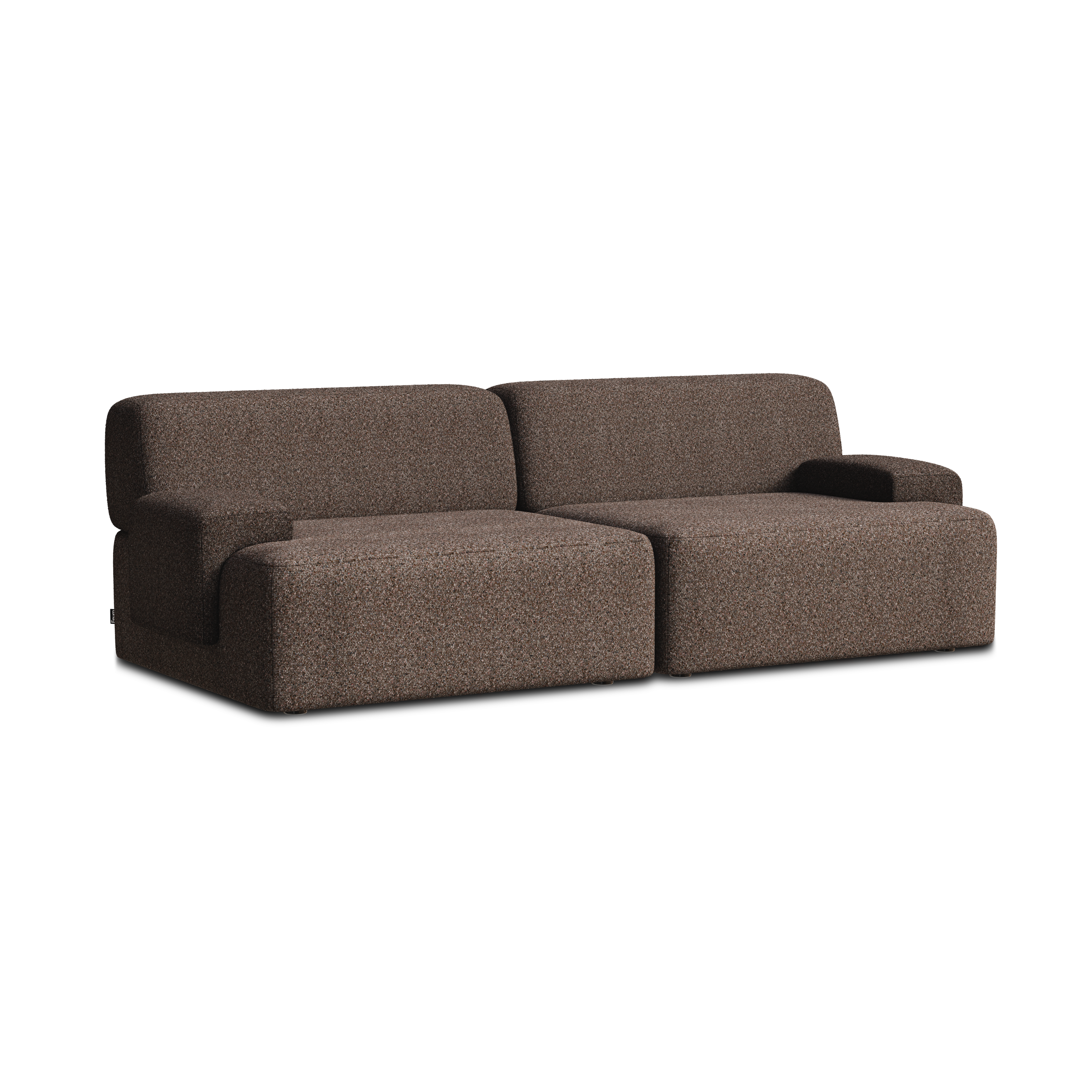 Modular 2-Seater Sofa UMI Brown