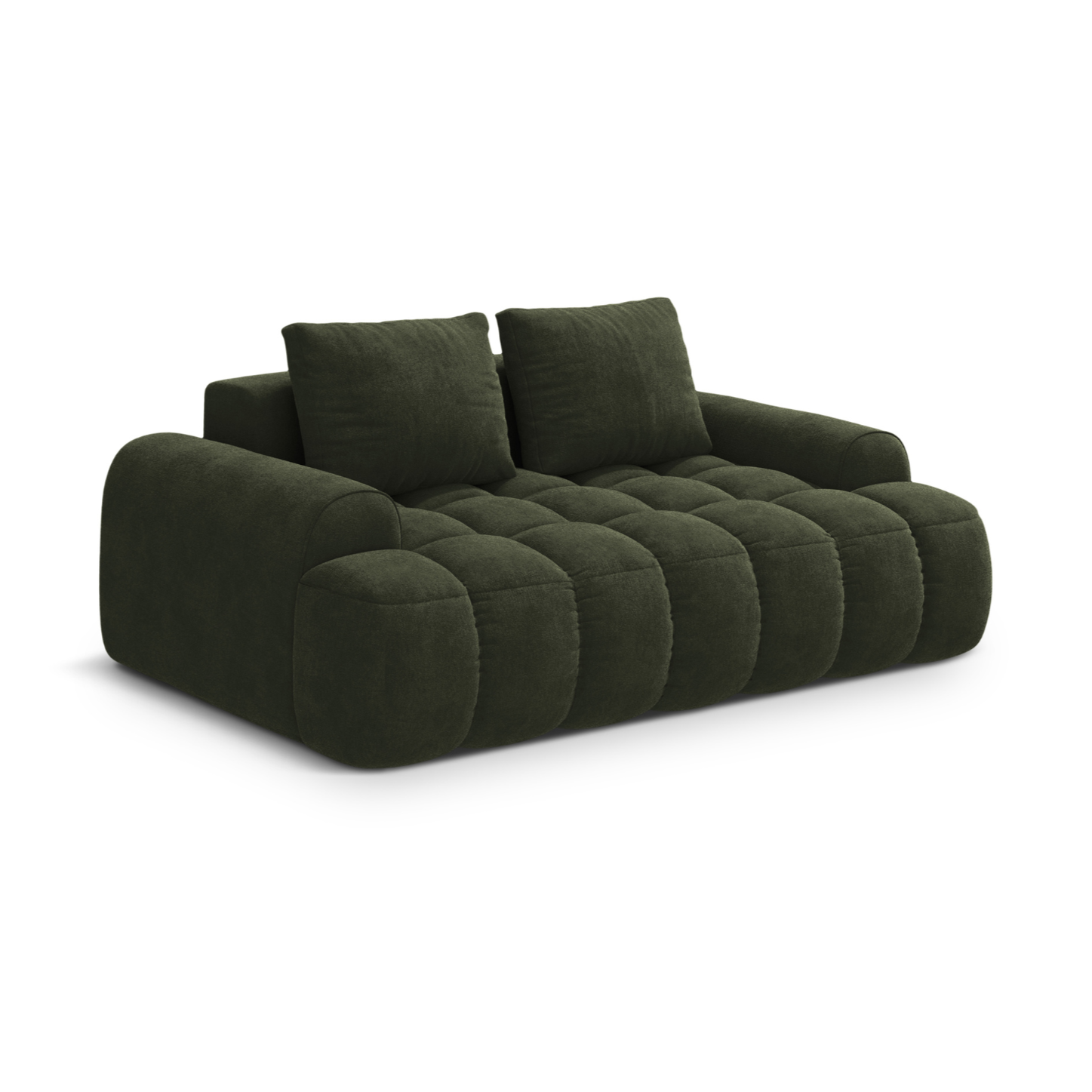 Samtsofa 2-sitzig LINZ grün