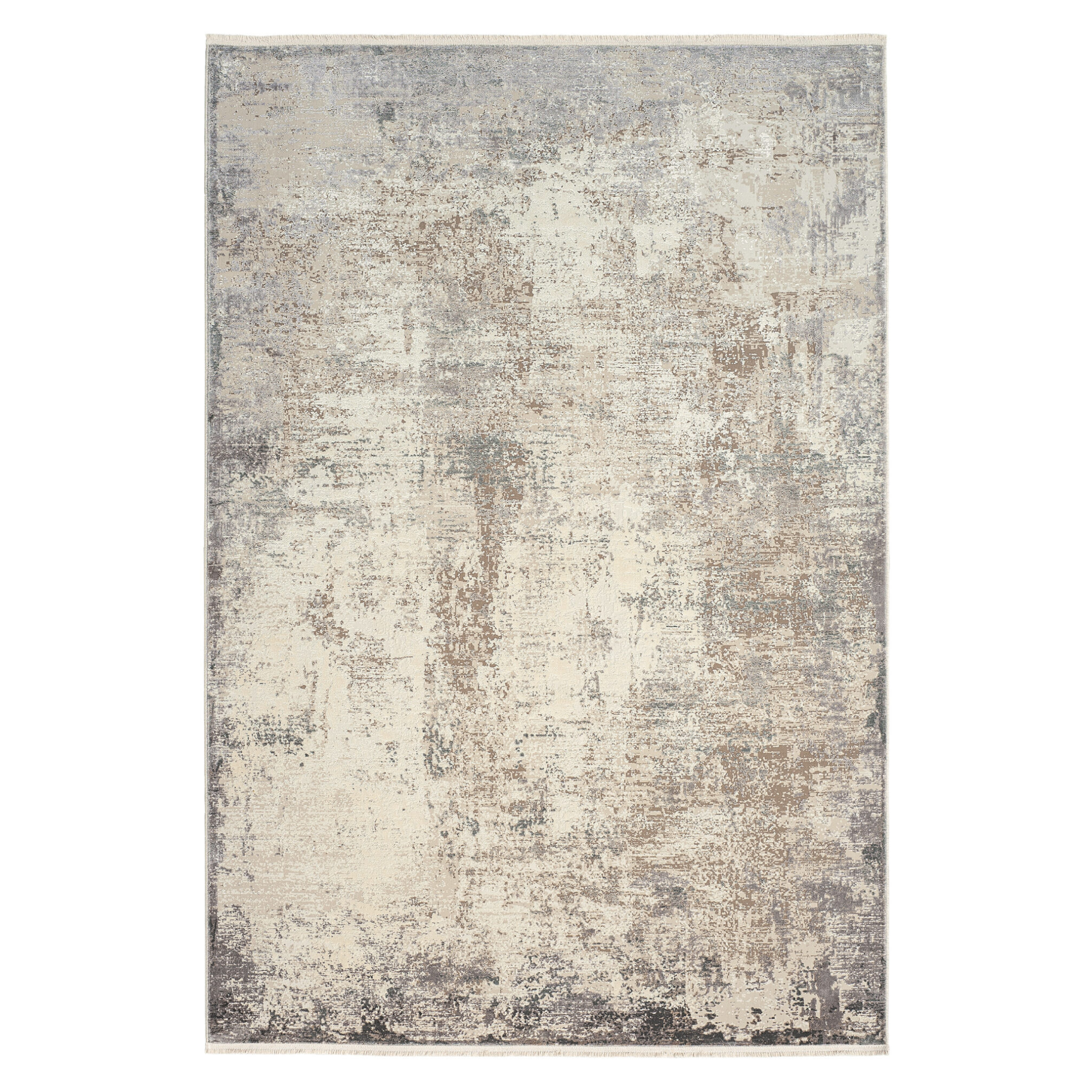 Teppich ROYAL beige mit Braun und Grau