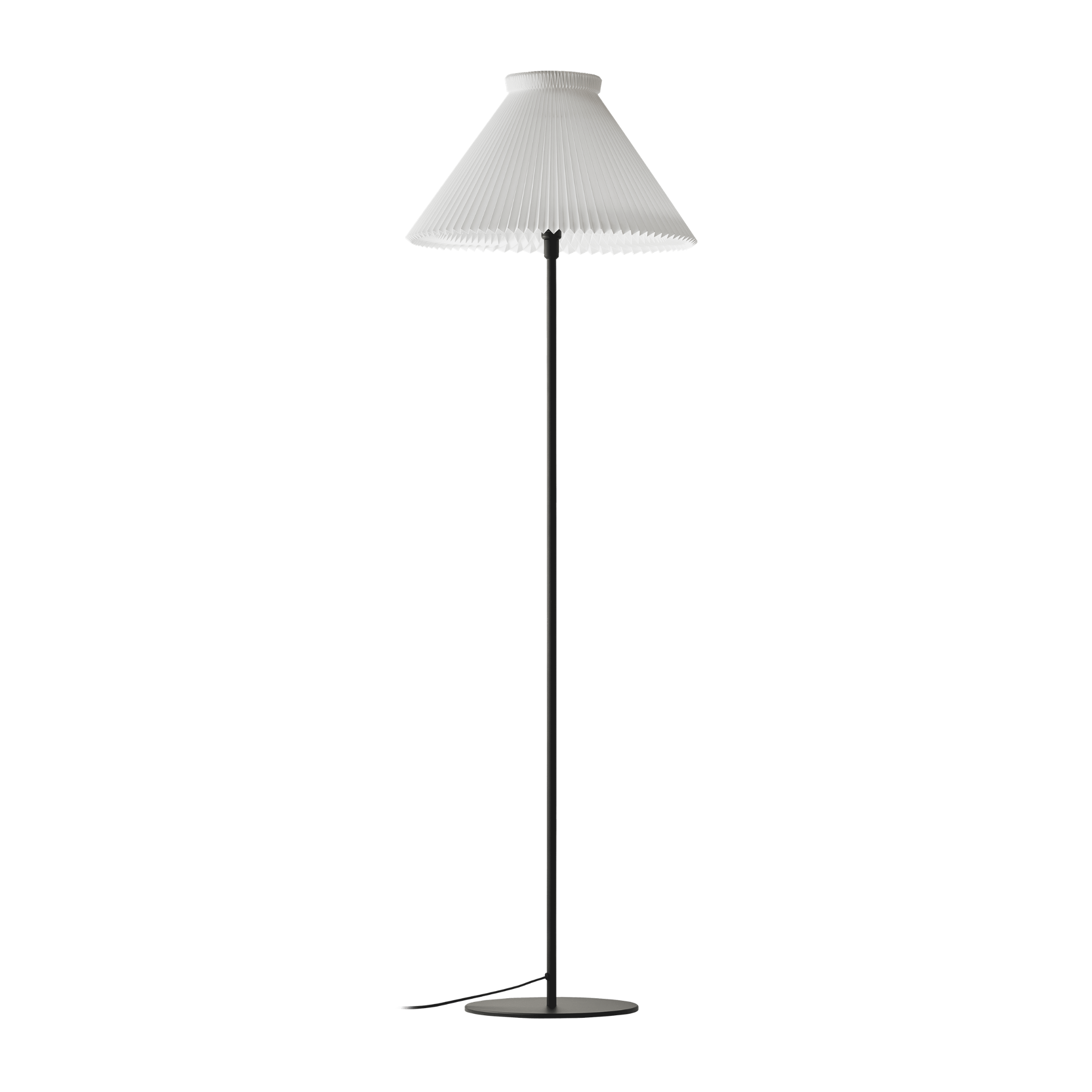 Floor lamp MODEL 334 white with black base