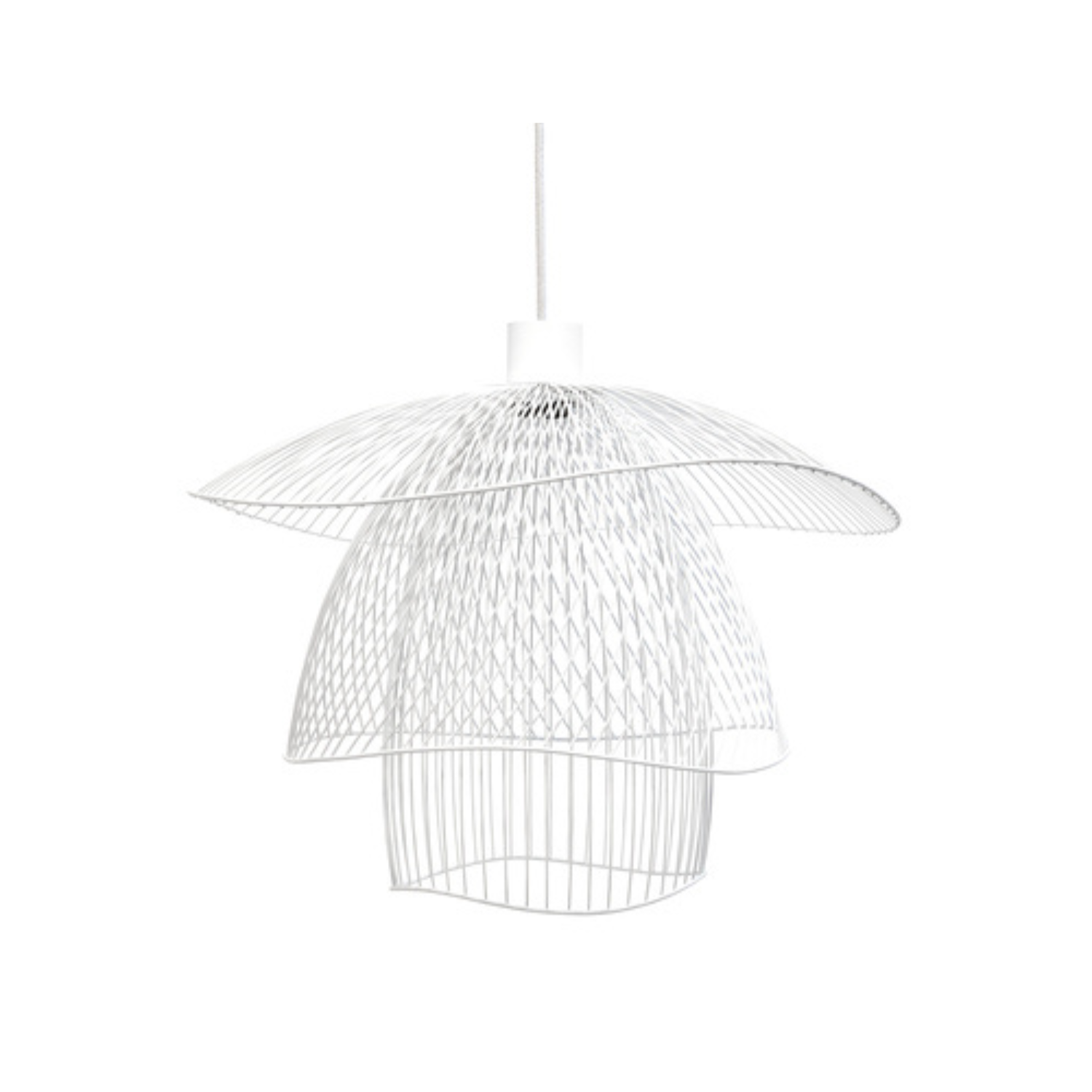 Lampa wisząca PAPILLON biały – Forestier