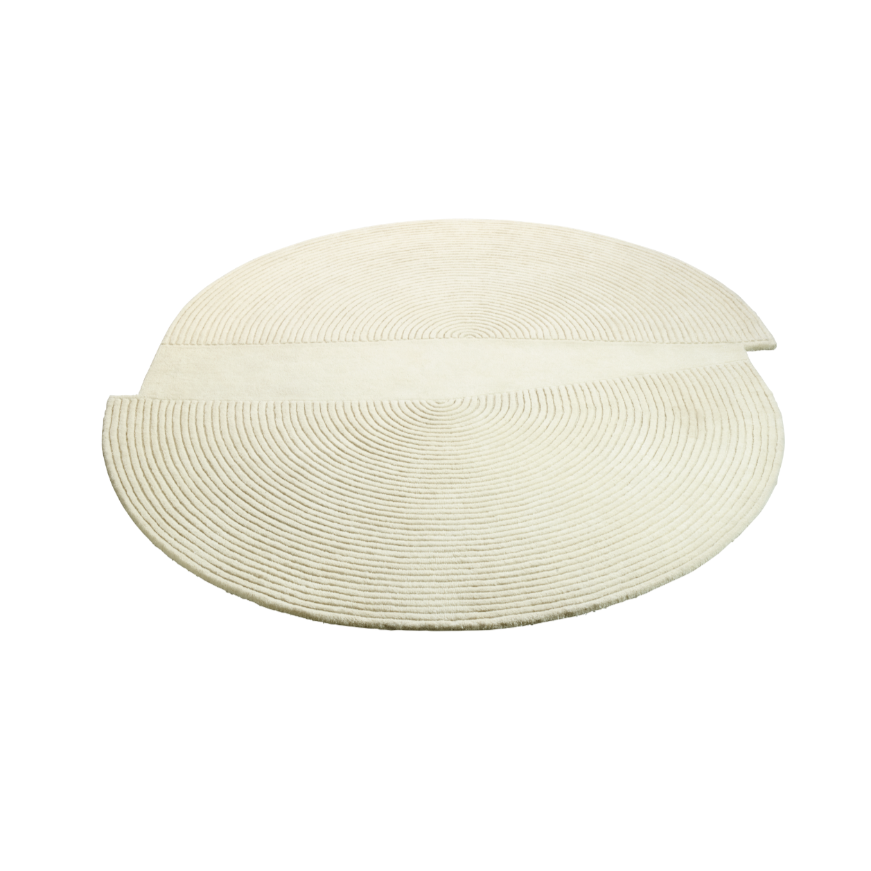 Runder Teppich ZEN SPLIT creme