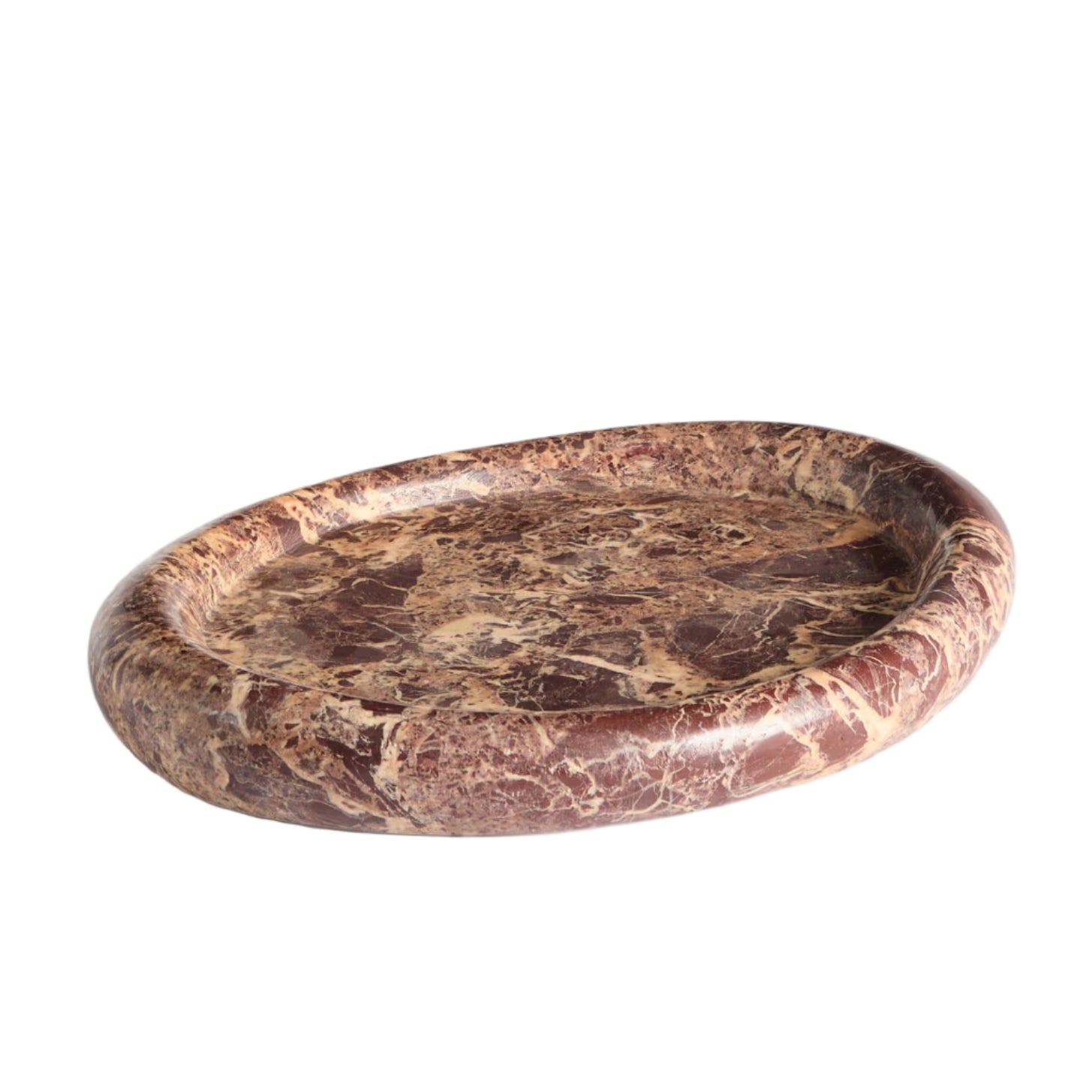 Lenorel Tray in Burgundy Marble