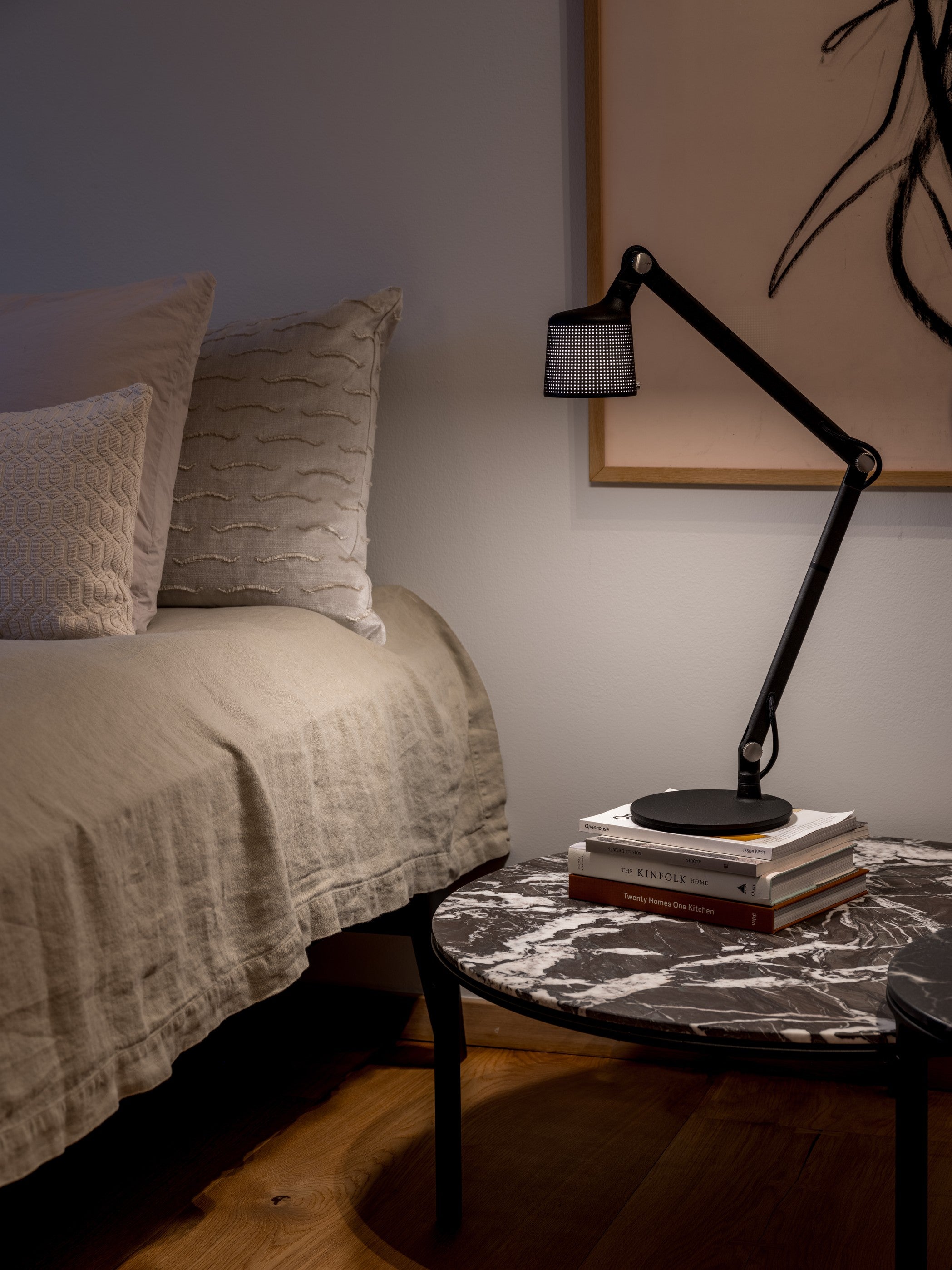 Lampa biurkowa 521 czarny metal – styl industrialny
