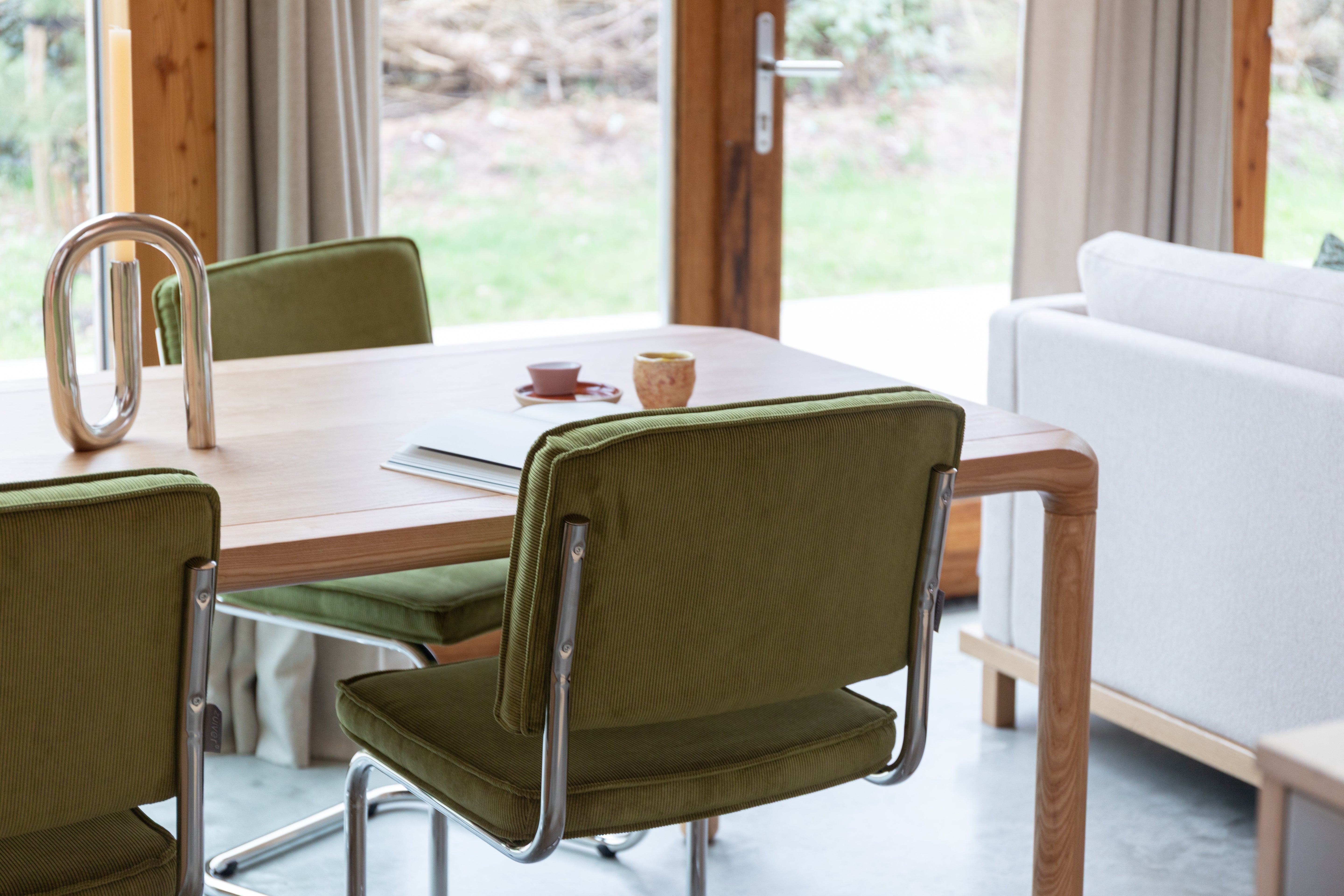 Ridge Rib Green Stuhl