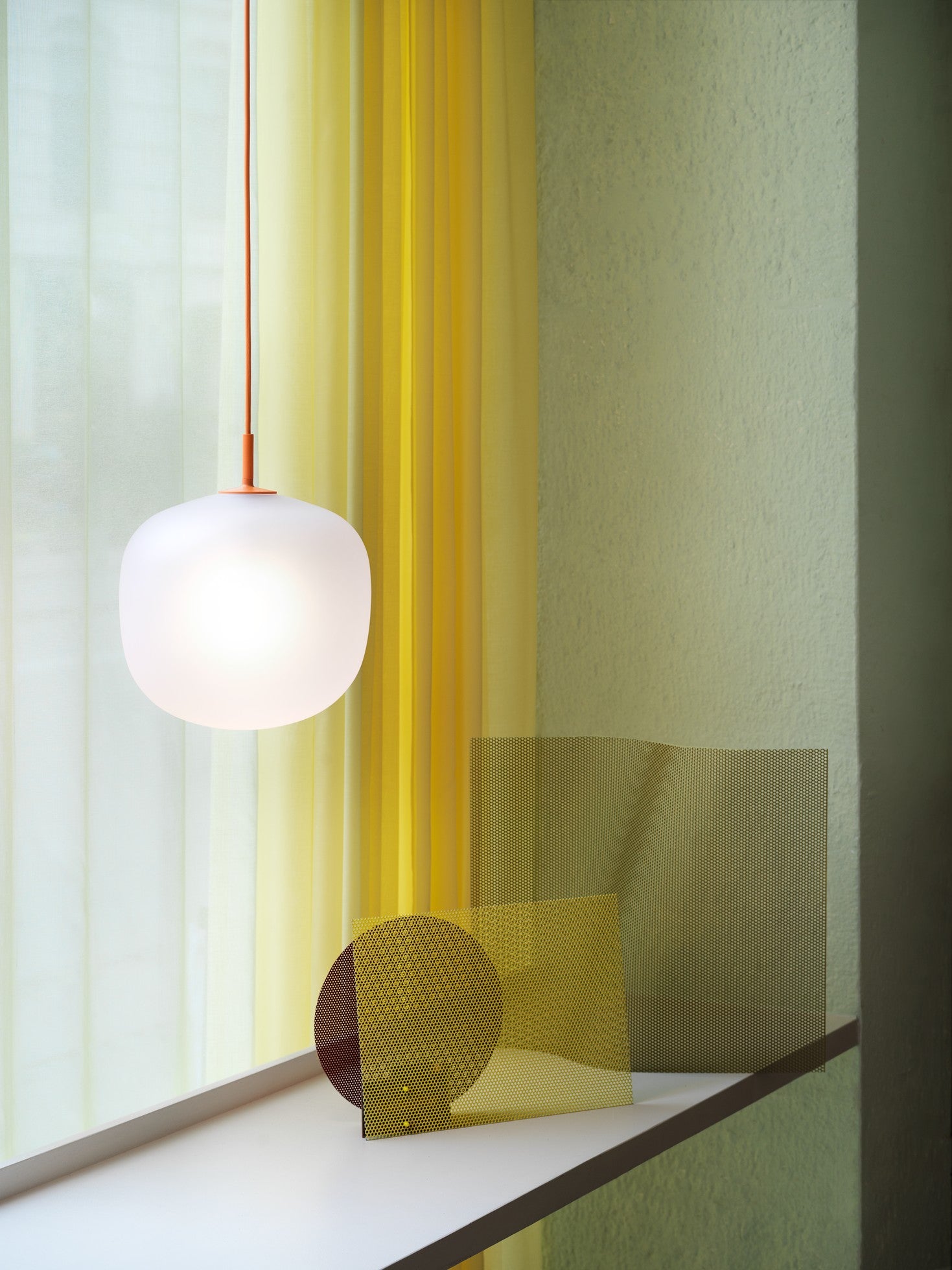 Lampa wisząca RIME pomarańczowy