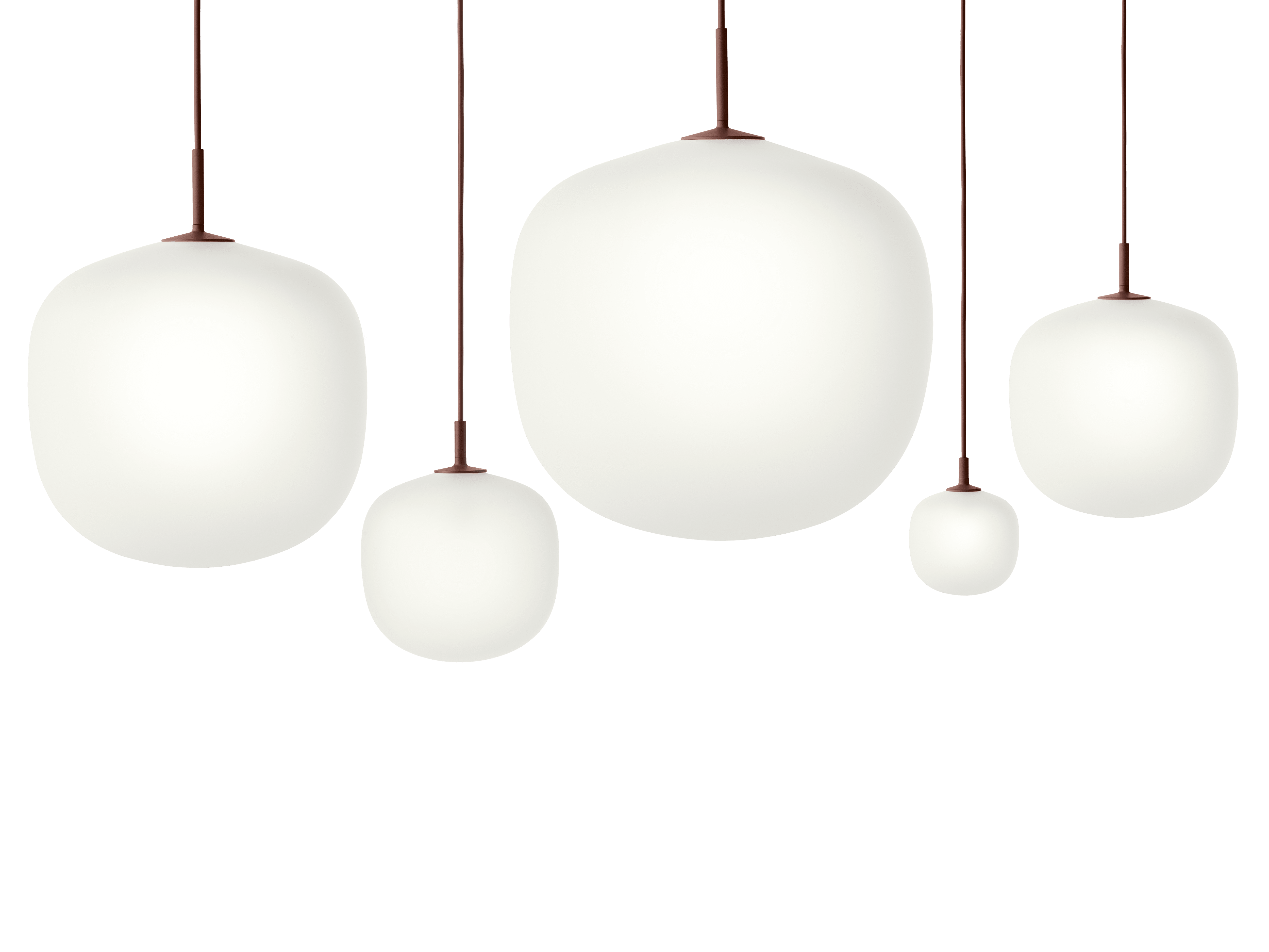 Lampa wisząca RIME bordowy