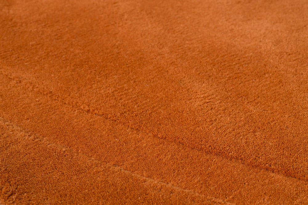 NEO Dark Orange Oval Rug