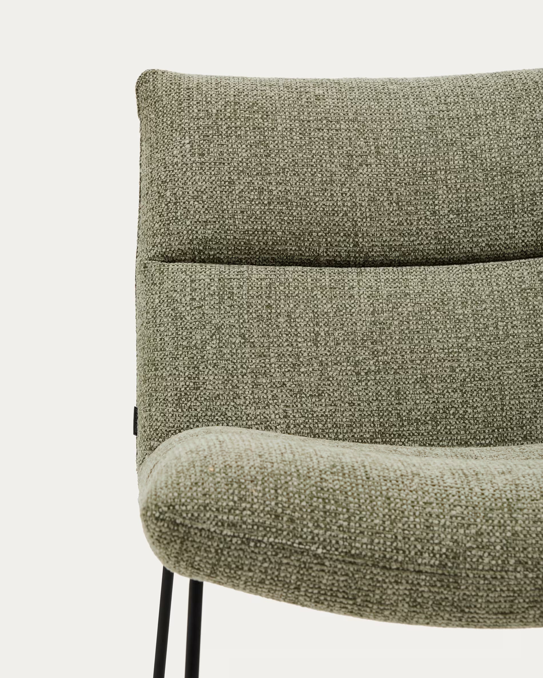 Fotel ASEN zielony szenil – Kave Home