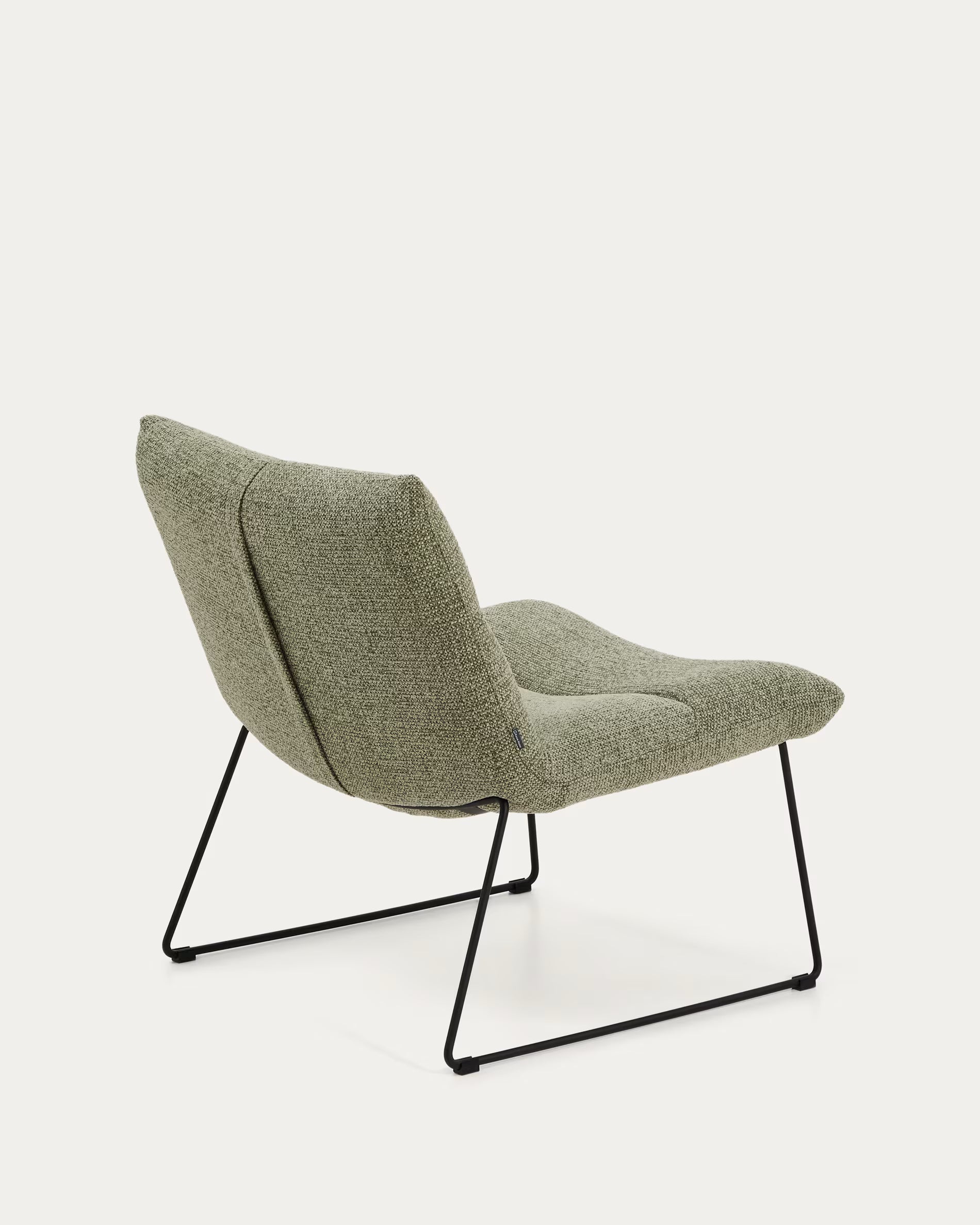 Fotel ASEN zielony szenil – Kave Home
