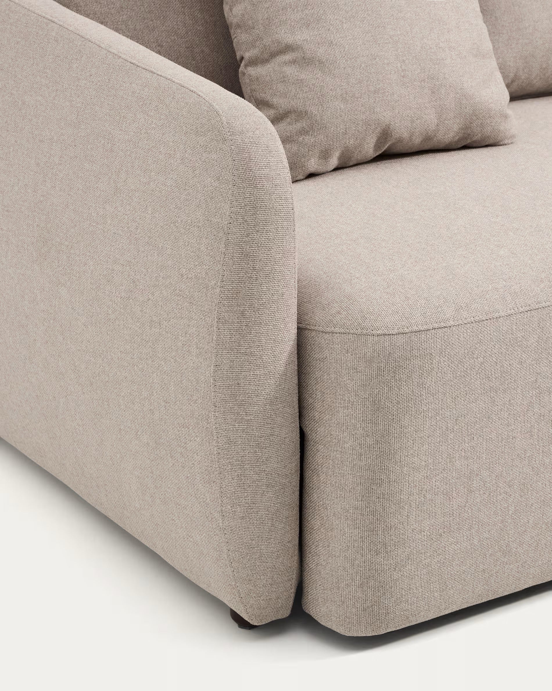 3-seater sofa with sleeping function LAIRA beige
