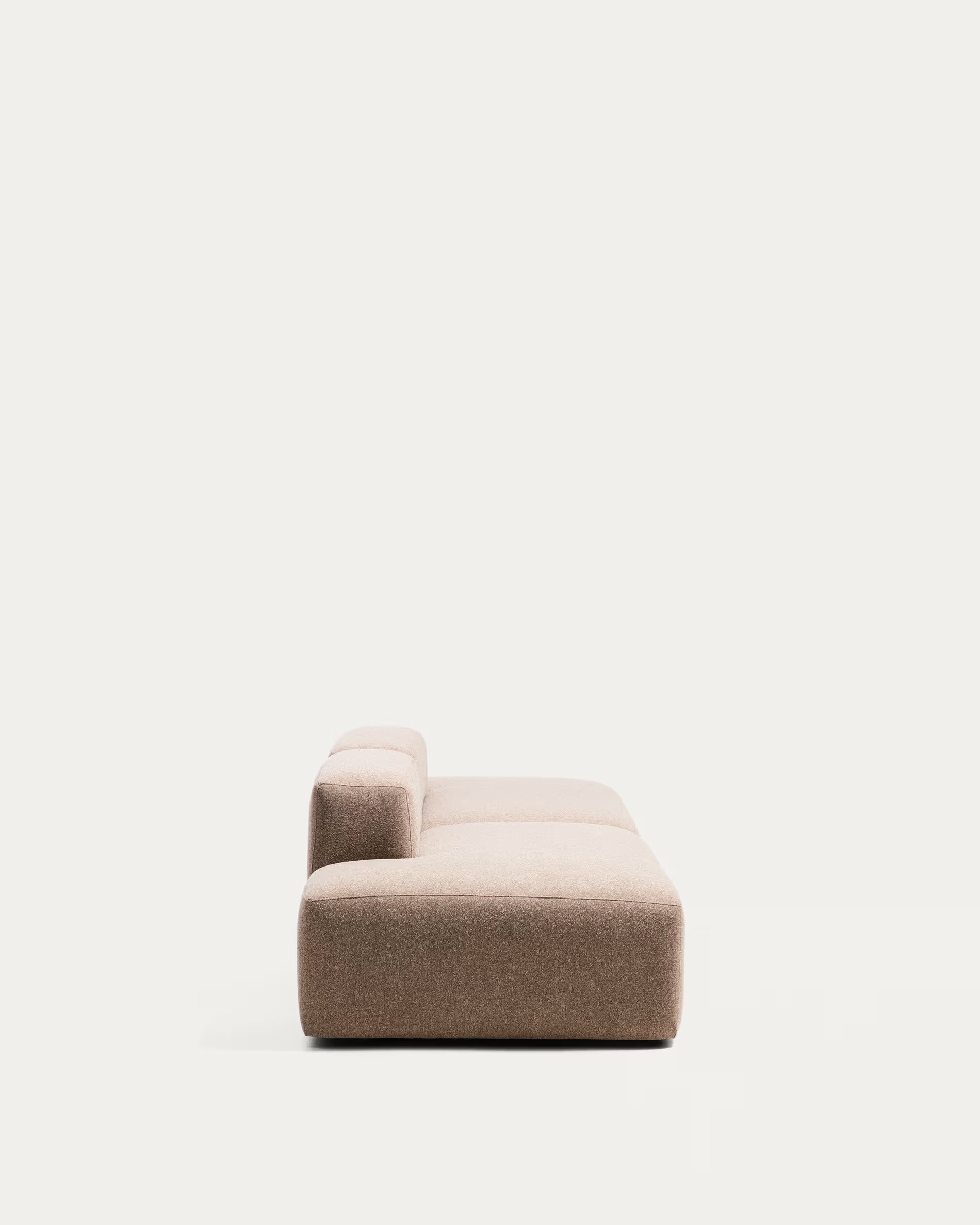 Sofa 3-osobowa BLOK jasnobrązowy szenil
