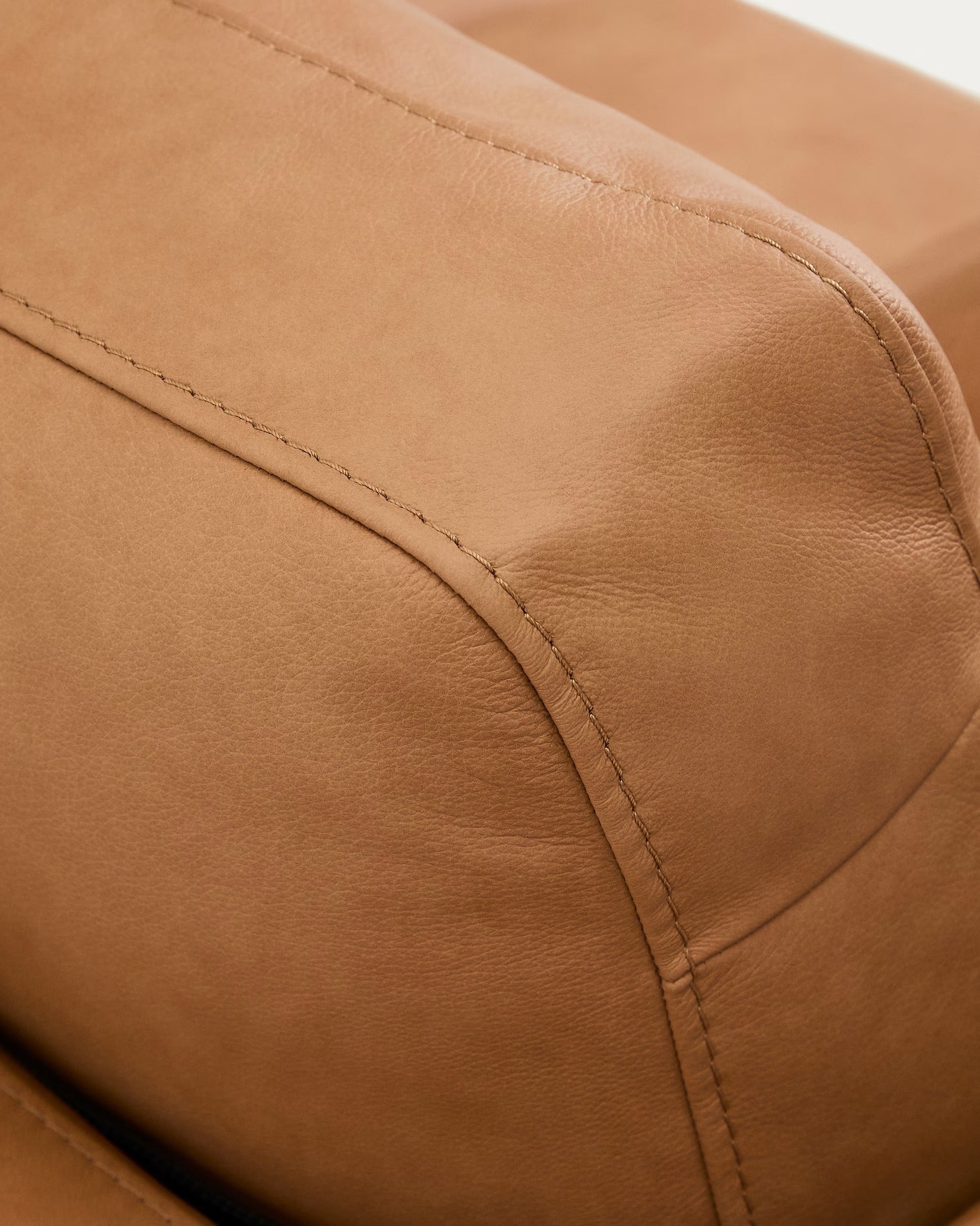 4-seater GALA sofa natural leather