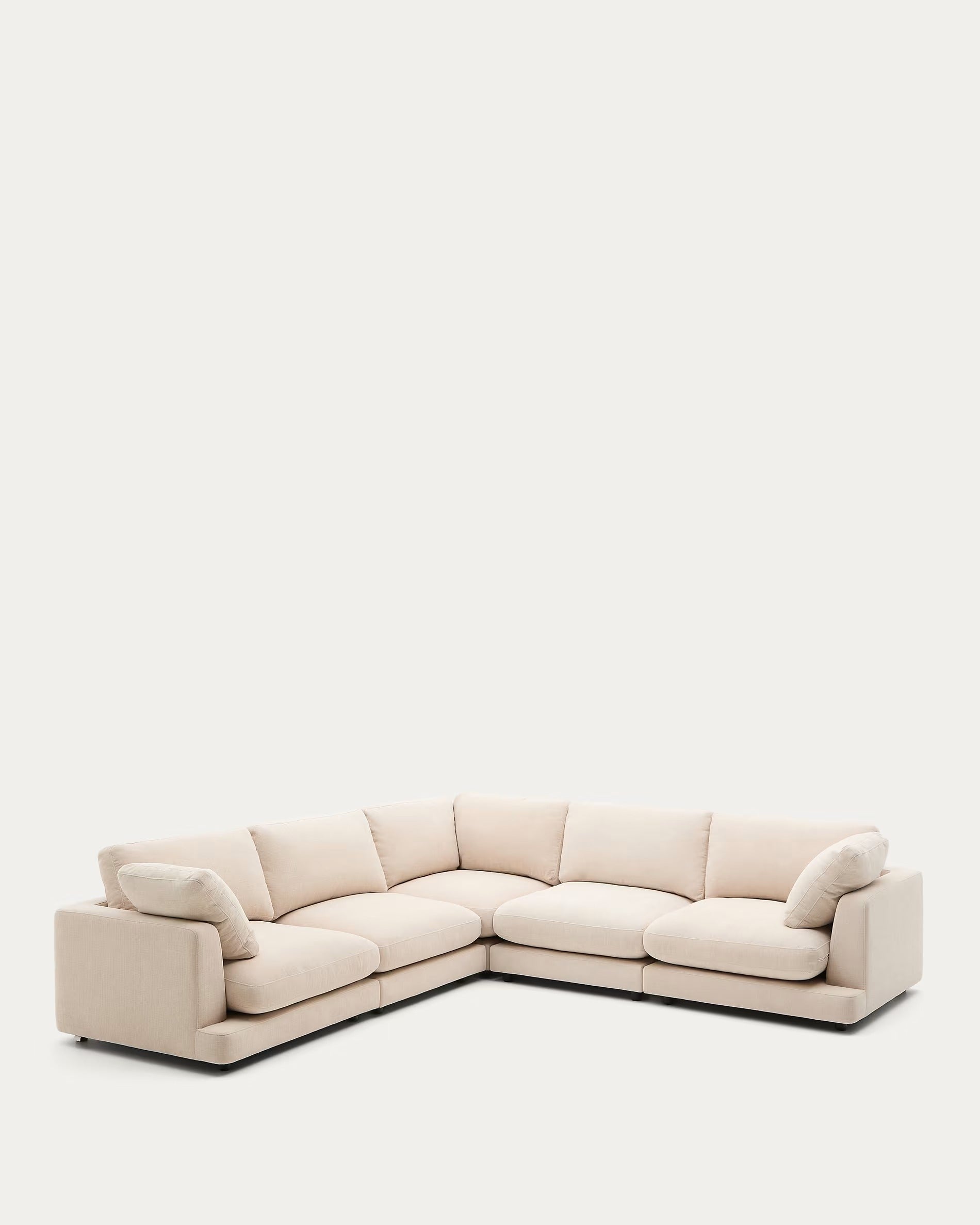 Ecksofa GALA beige Chenille