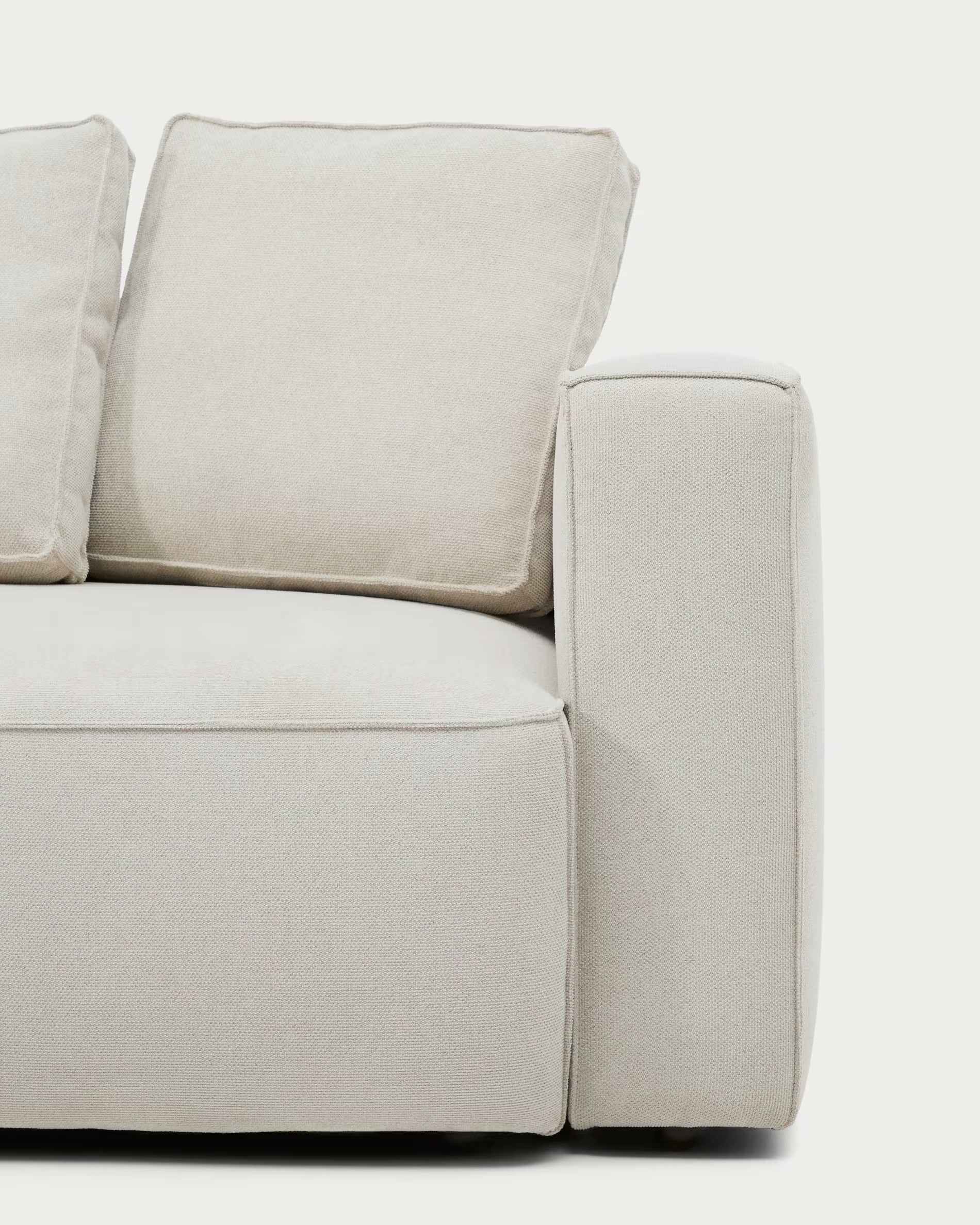 Linksseitiges 3-Sitzer-Sofa mit Schlaffunktion MARELA beige