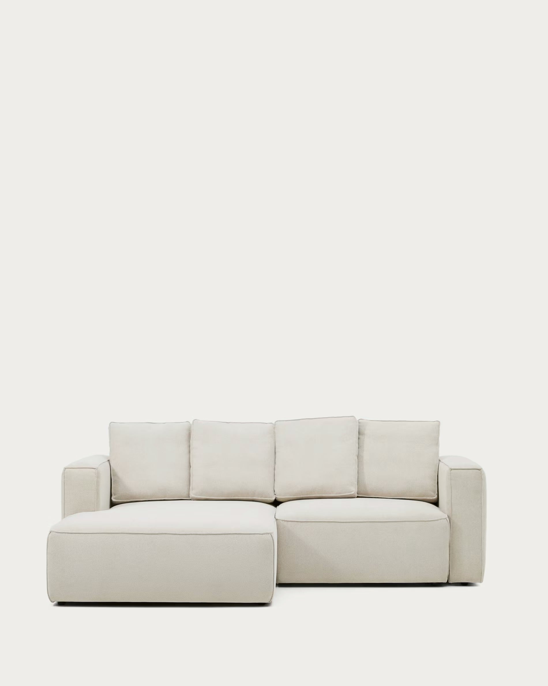 Linksseitiges 3-Sitzer-Sofa mit Schlaffunktion MARELA beige
