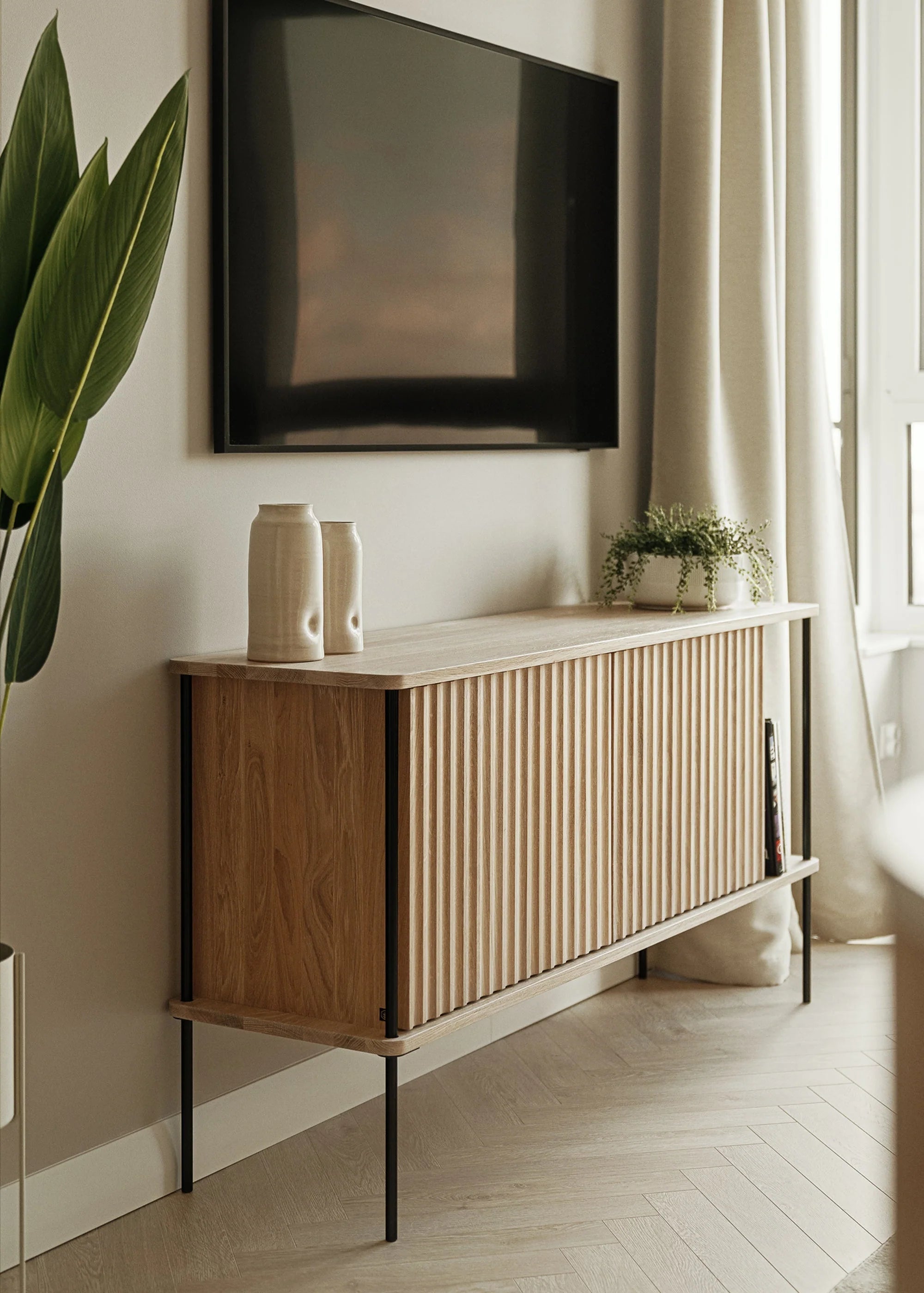 Kommode MAYA dunkles Eichenholz