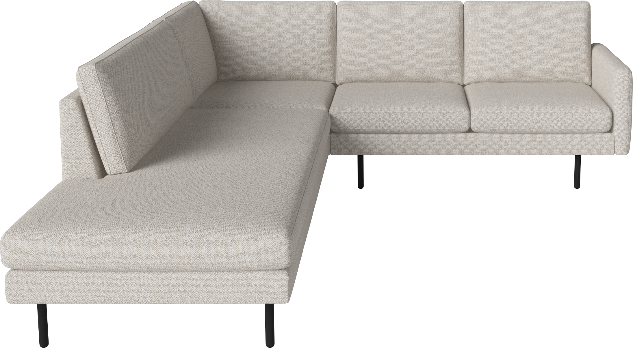 Left -hand open corner Scandinavia Remix black base