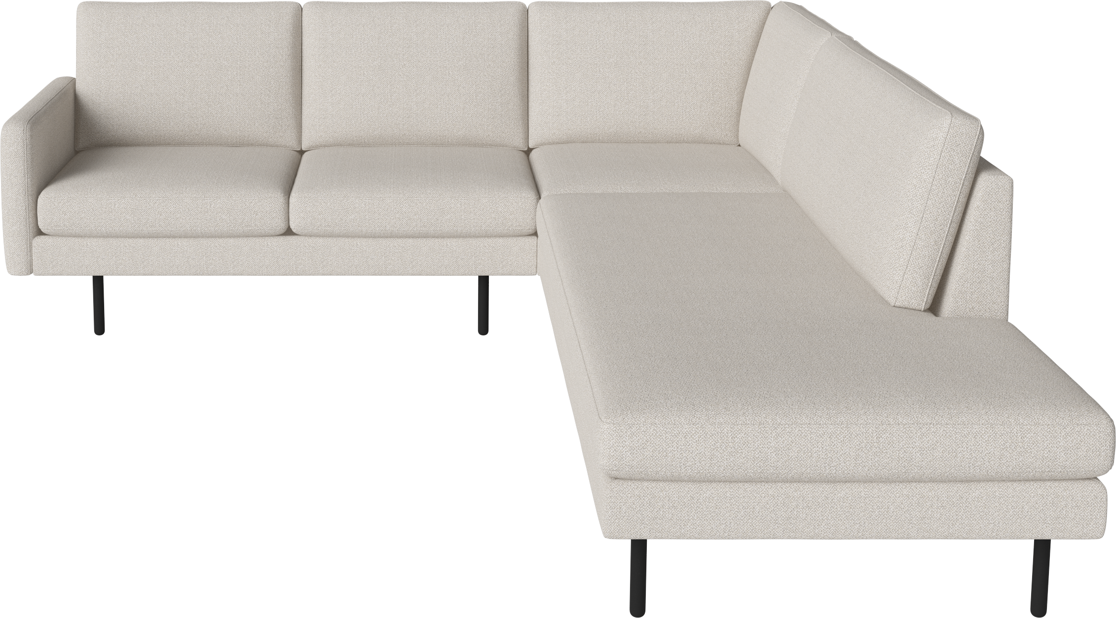 Open corner Right -sided Scandinavia Remix black base