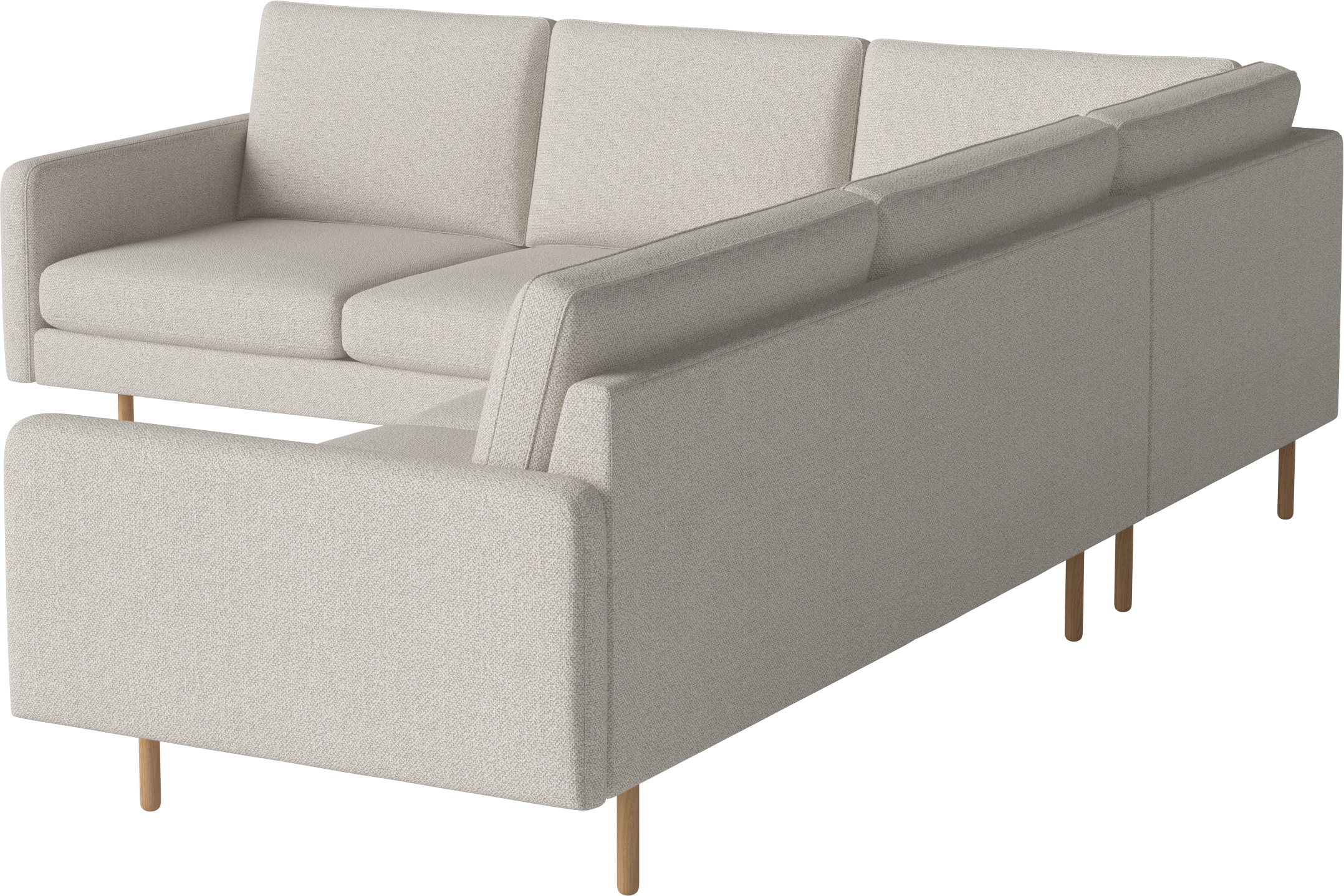 SCANDINAVIA CORNER DAMA Oak base