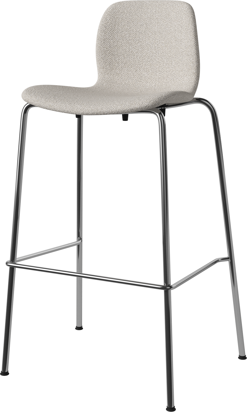 SEED HOKER UPHOLSTED with a steel base