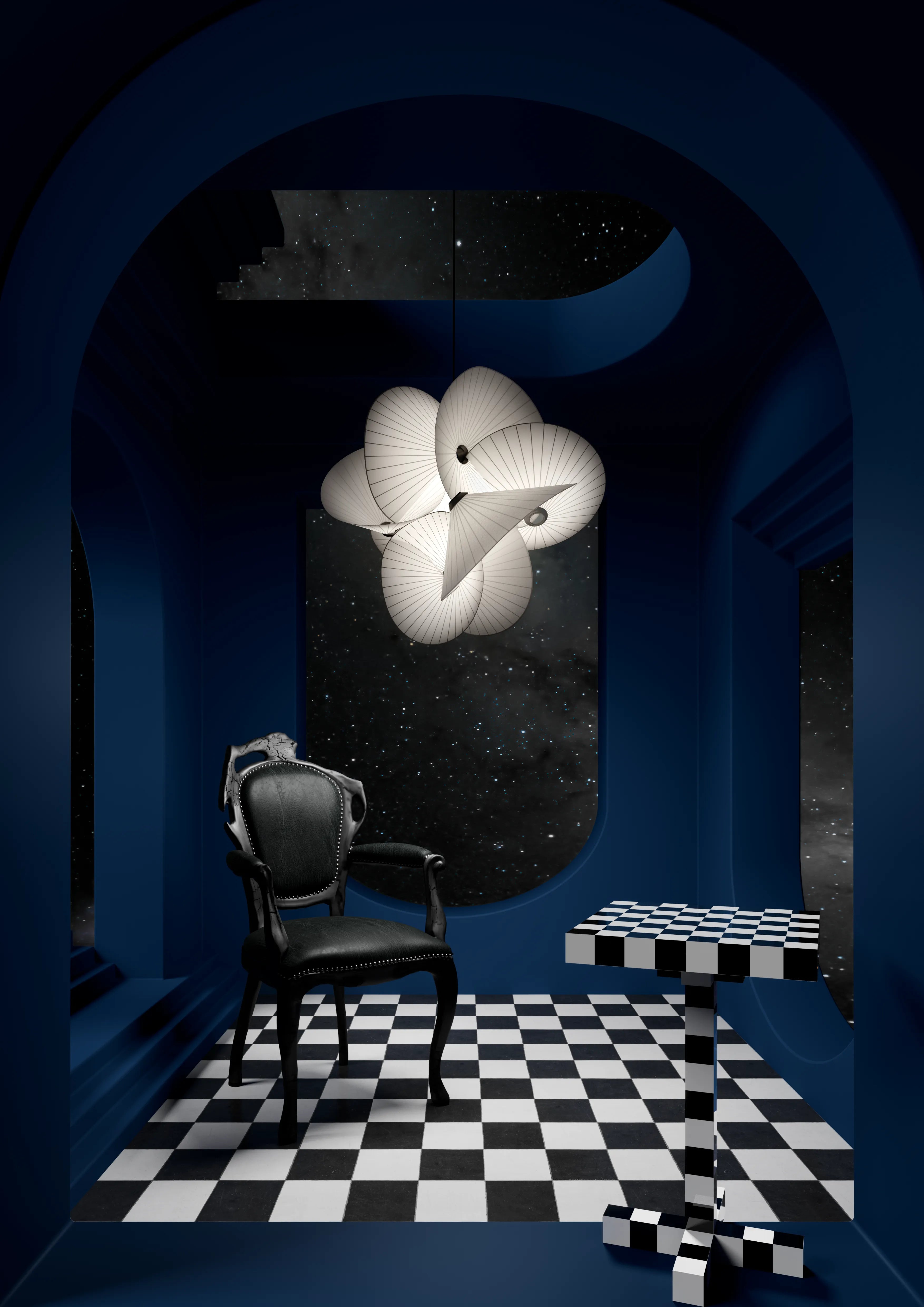 Weißes Serpentinenlichtlichtlicht