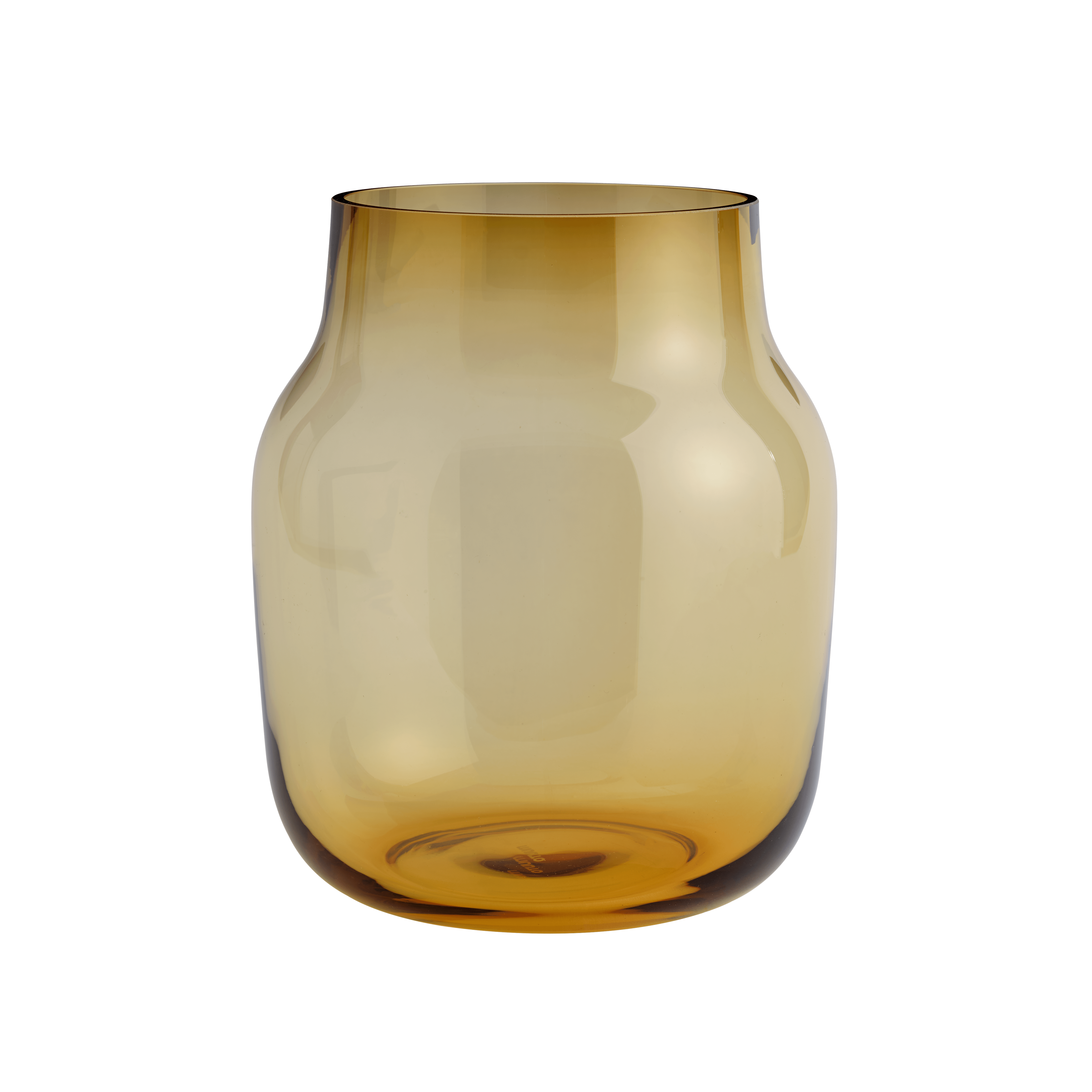 Amber SILENT Glass Vase
