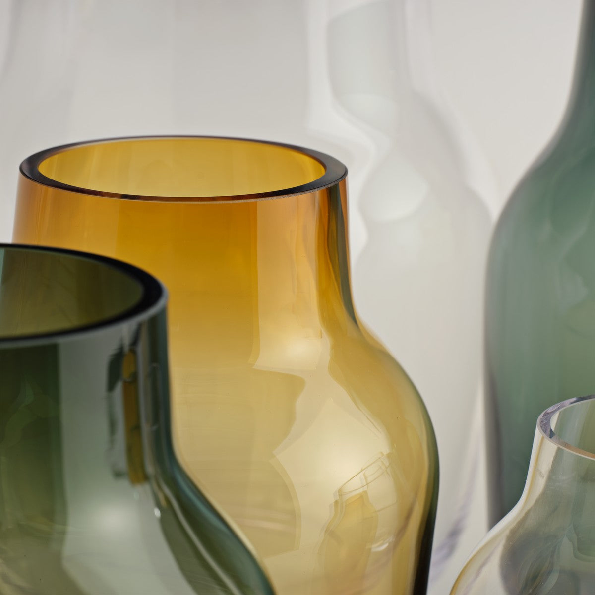 Dark Green SILENT Glass Vase