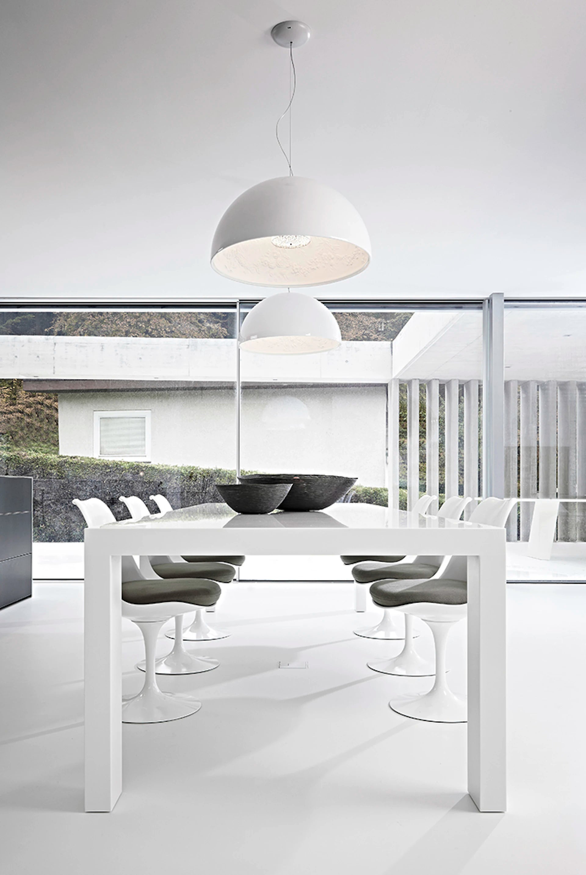 Pendelleuchte SKYGARDEN 2 glänzend weiß