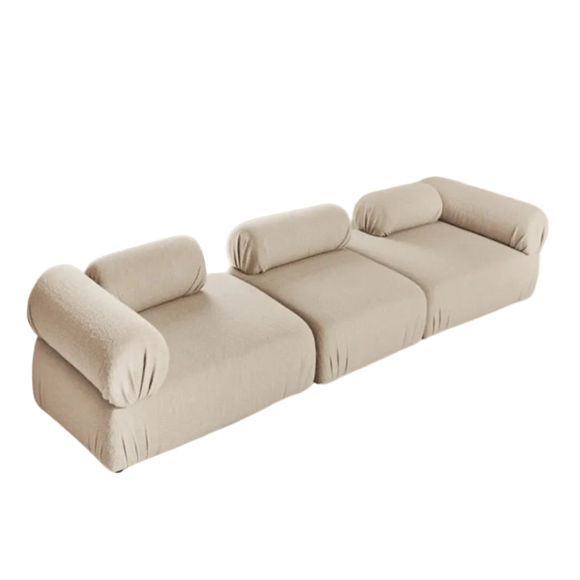 Upholstered modular sofa ROLEAU