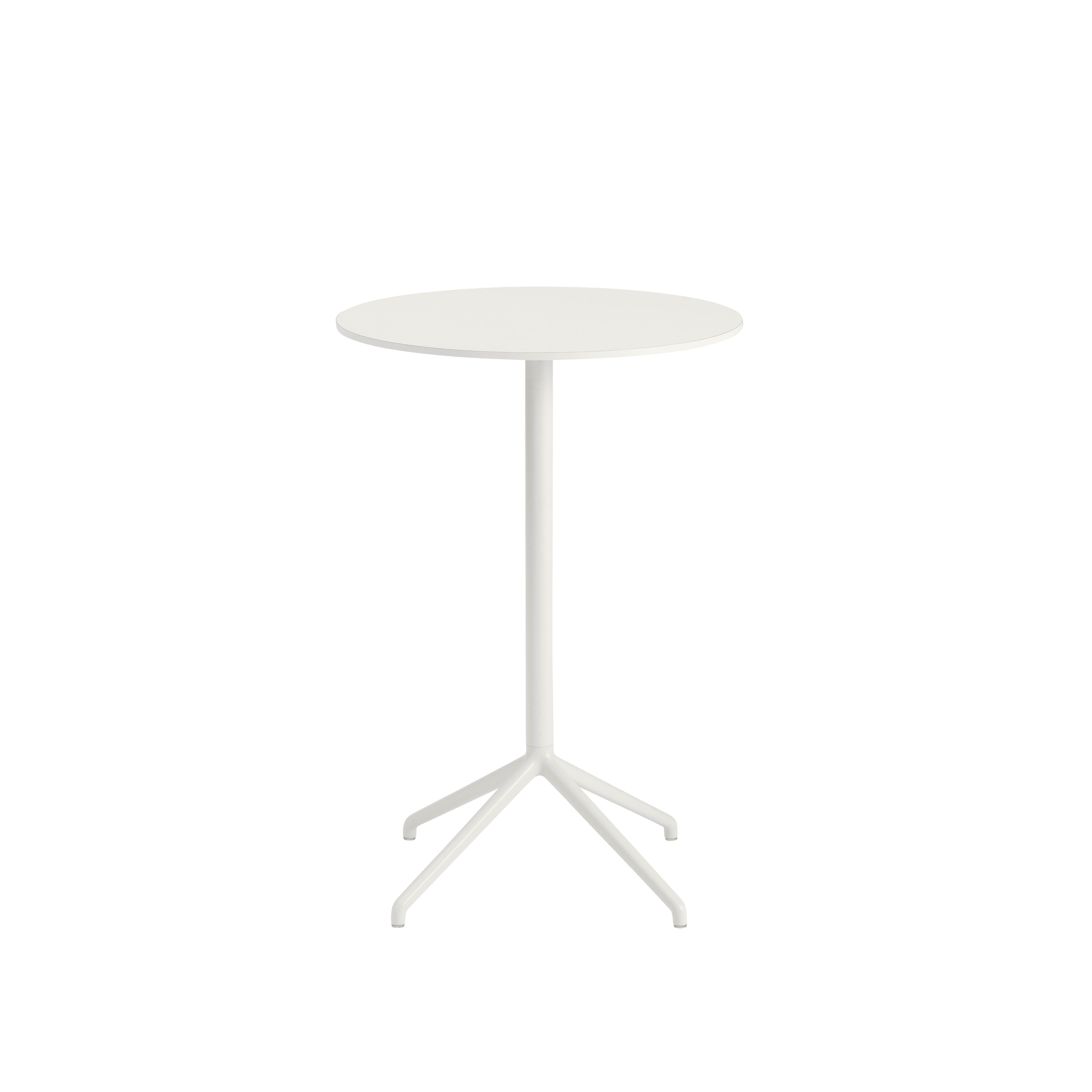 Round Bar Table STILL Broken White