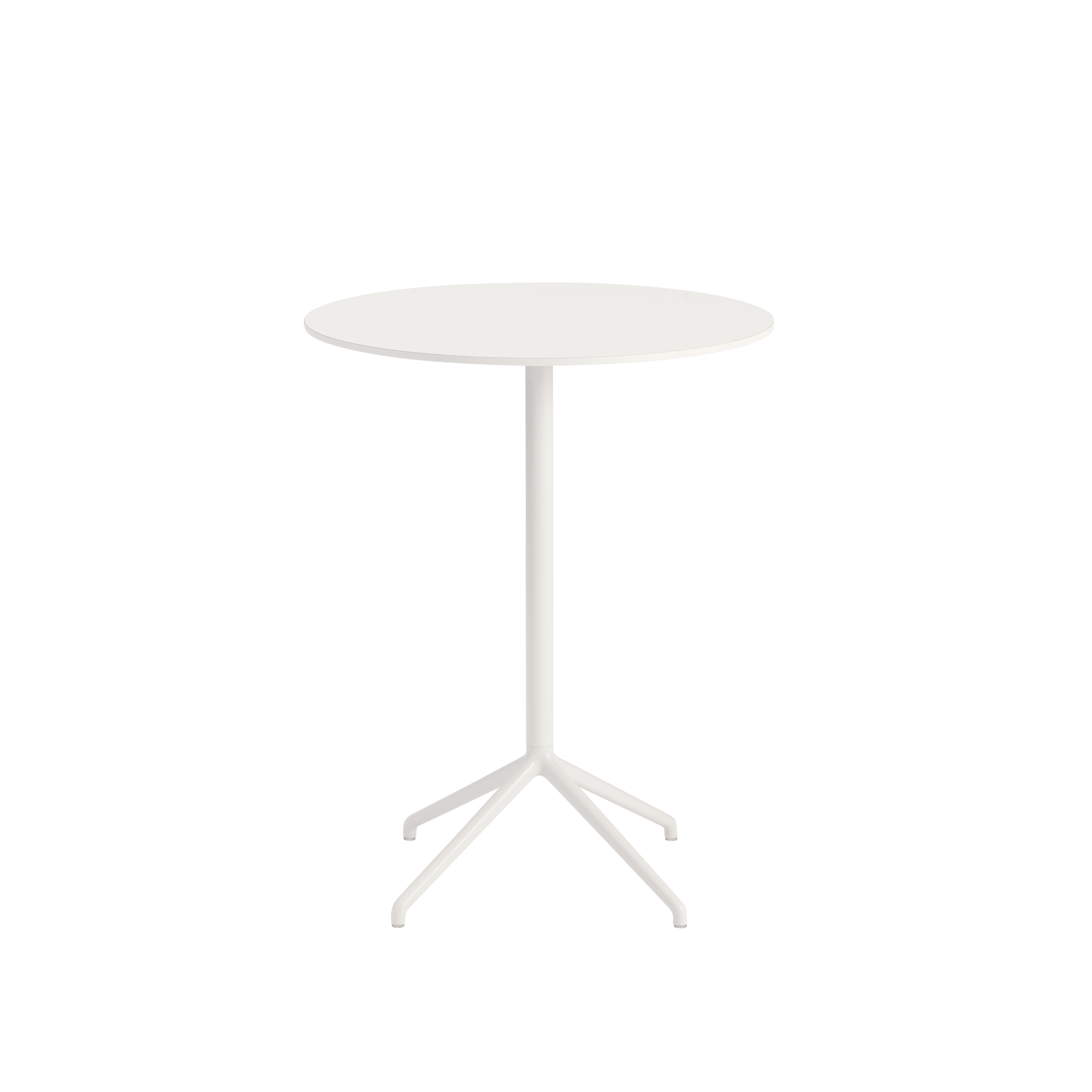 Round Bar Table STILL Broken White
