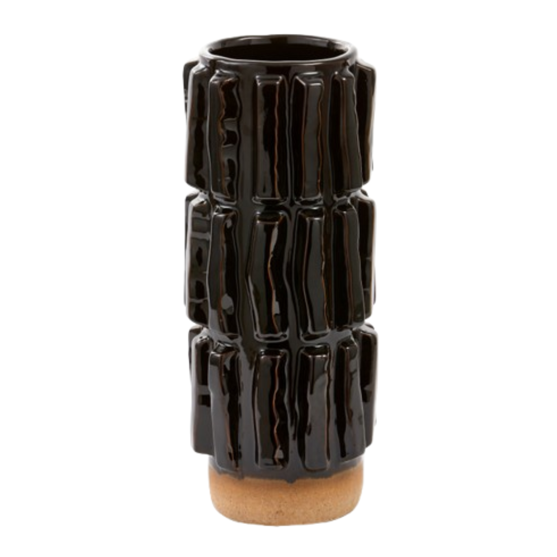 STRUCTURE dark brown vase