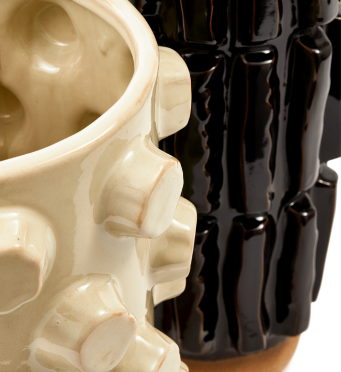 STRUCTURE dark brown vase