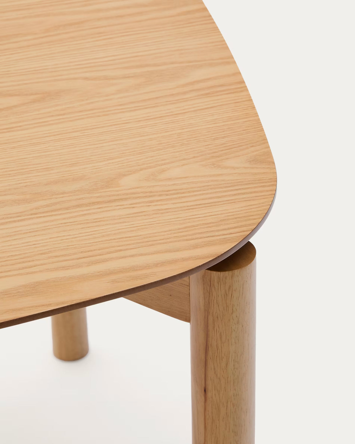 Rechteckige Tabelle Indien Furnierasche