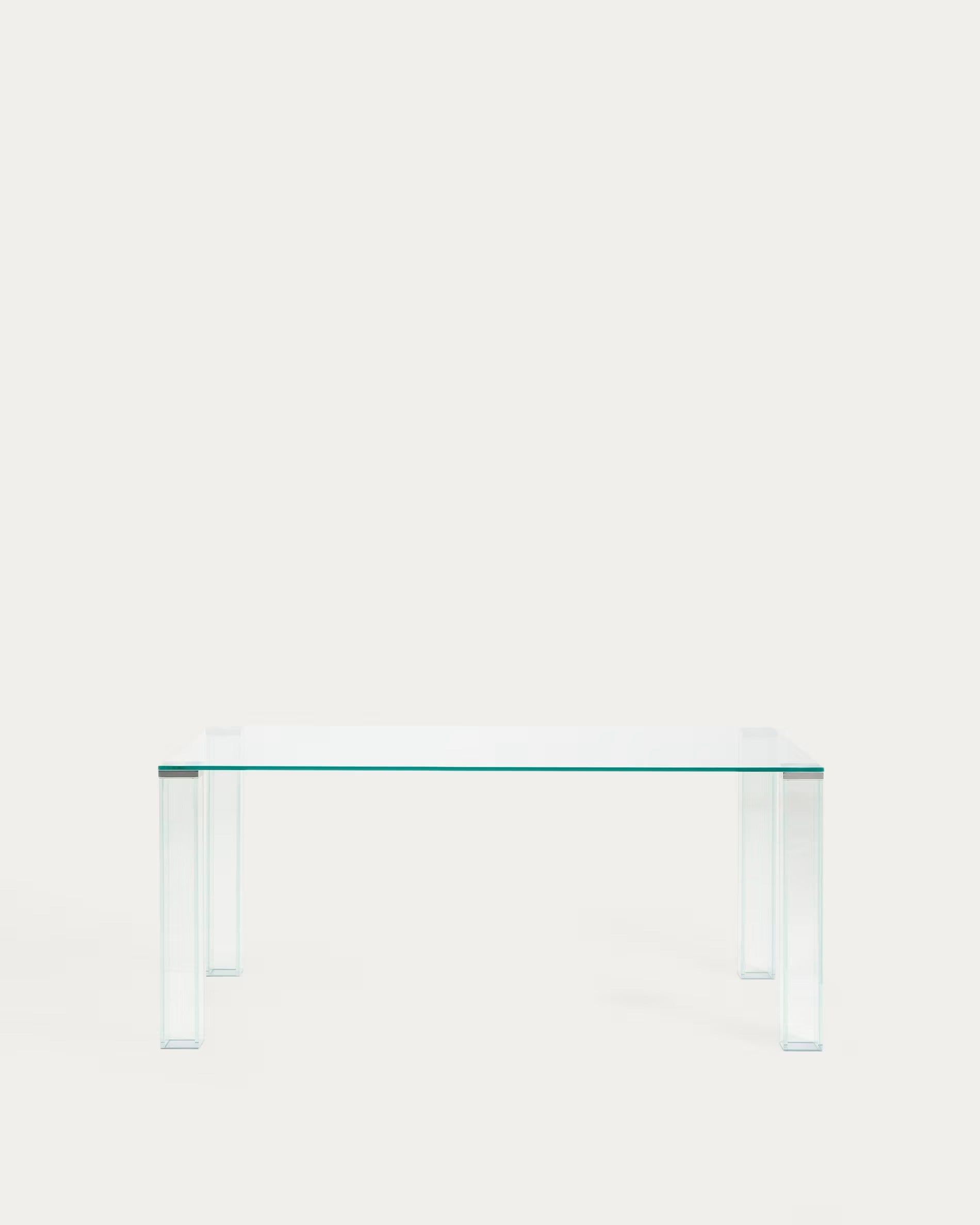 Tisch ADULARIA transparentes gehärtetes Glas