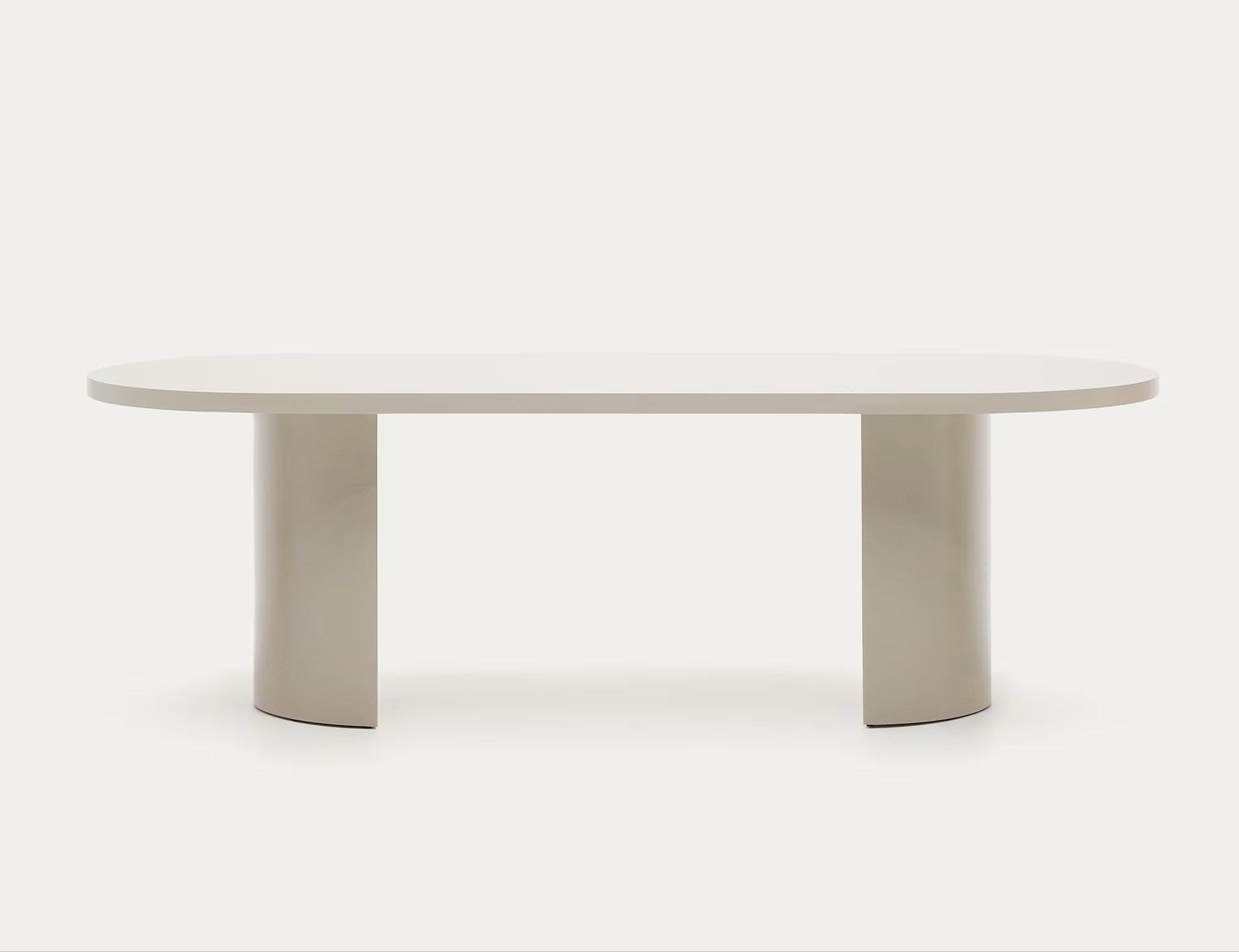 NEALY Cremefarbener Tisch