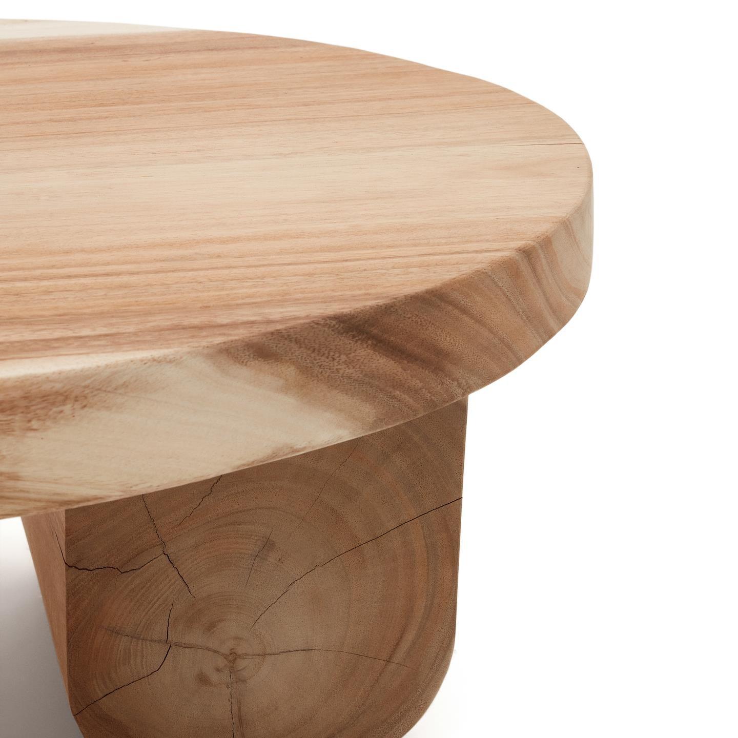 Stolik kawowy MOSI lite drewno mungur La Forma Eye on Design