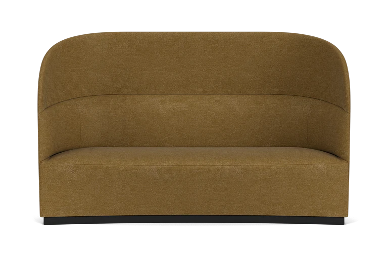 TEAROOM mustard high-back sofa