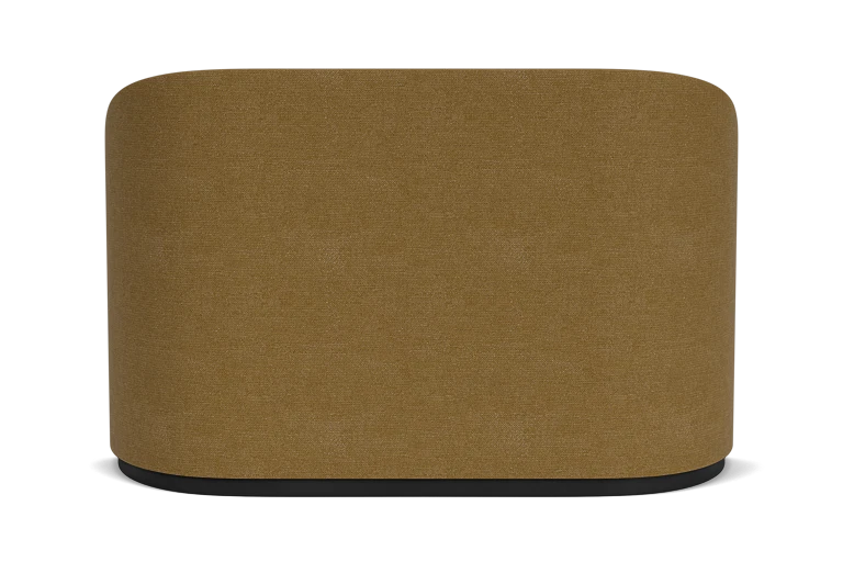 TEAROOM mustard high-back sofa
