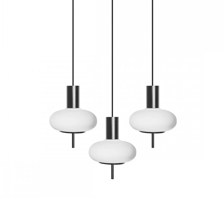 Lampa wisząca TORNI 3L czarny – Ummo