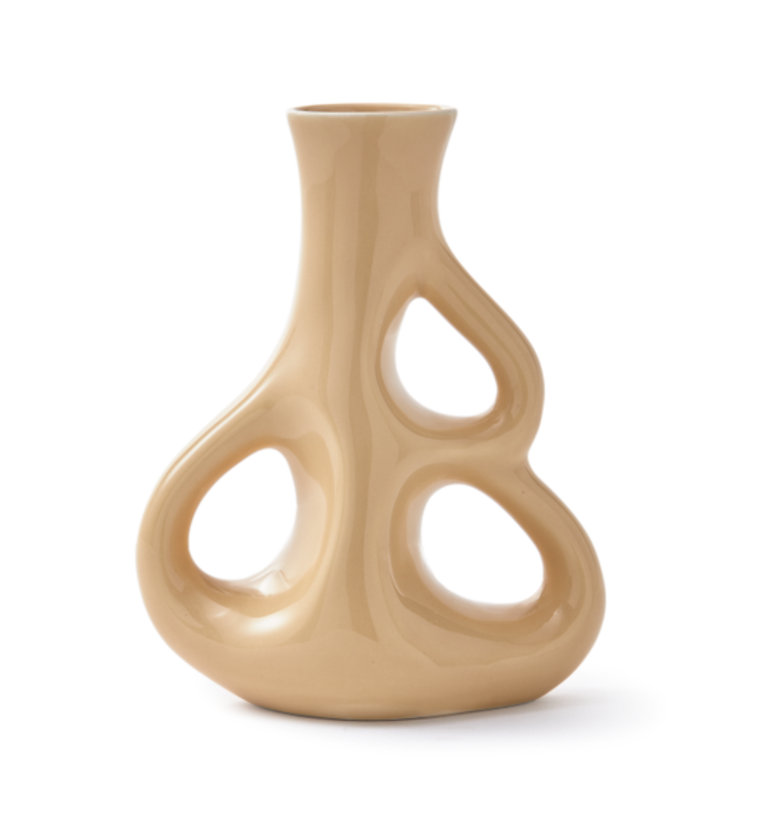 DREI OHREN Vase beige