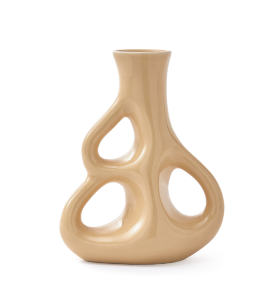 DREI OHREN Vase beige