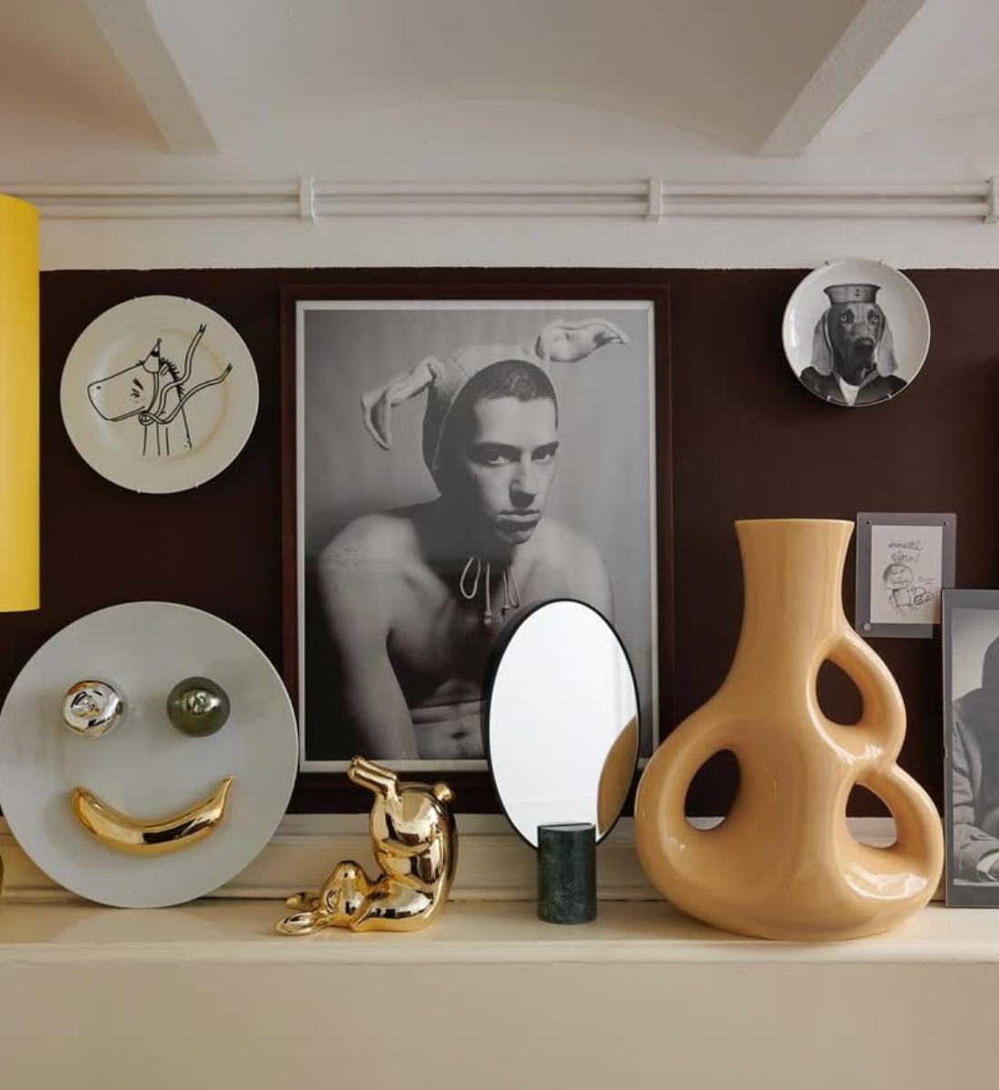 DREI OHREN Vase beige