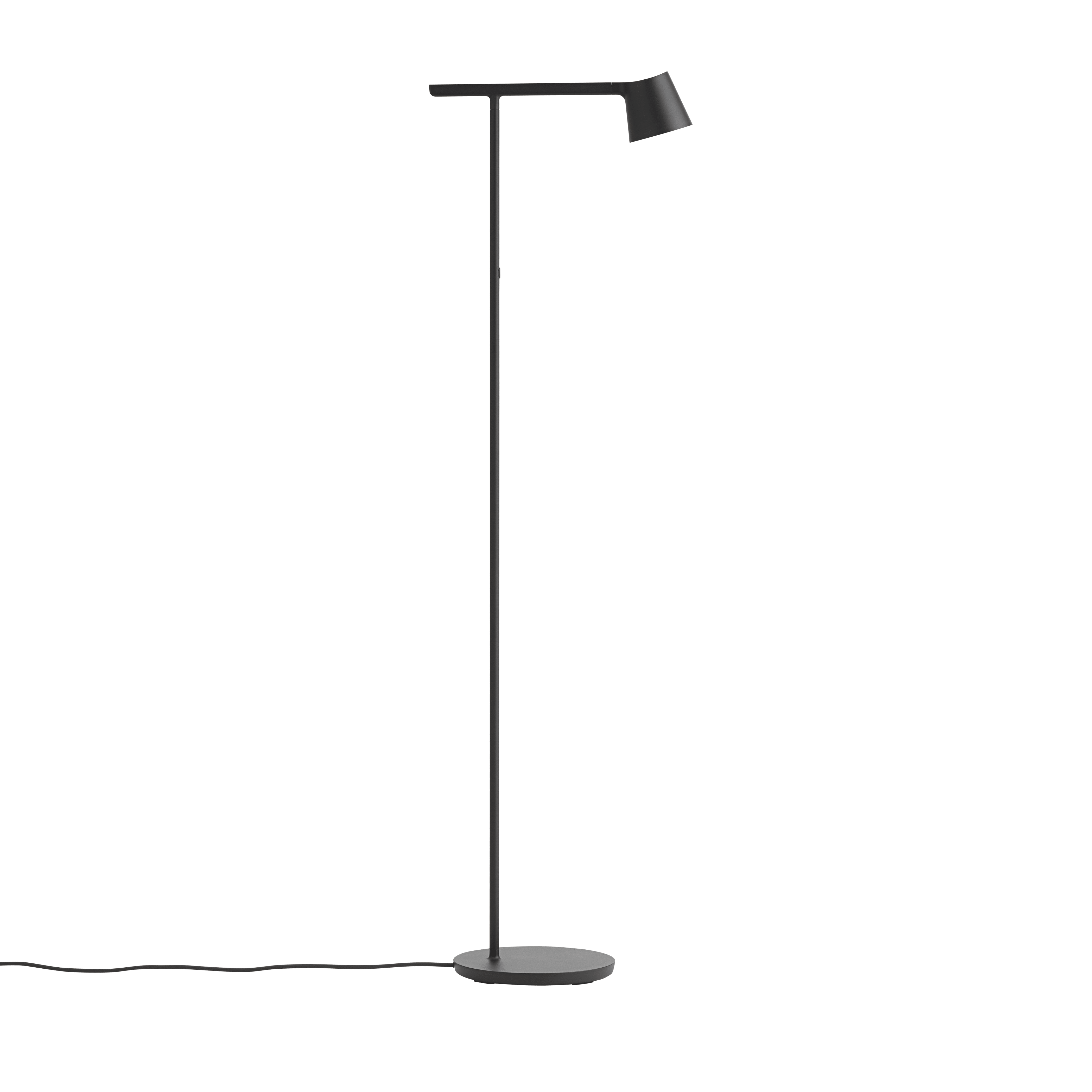 Lampa podłogowa TIP czarny