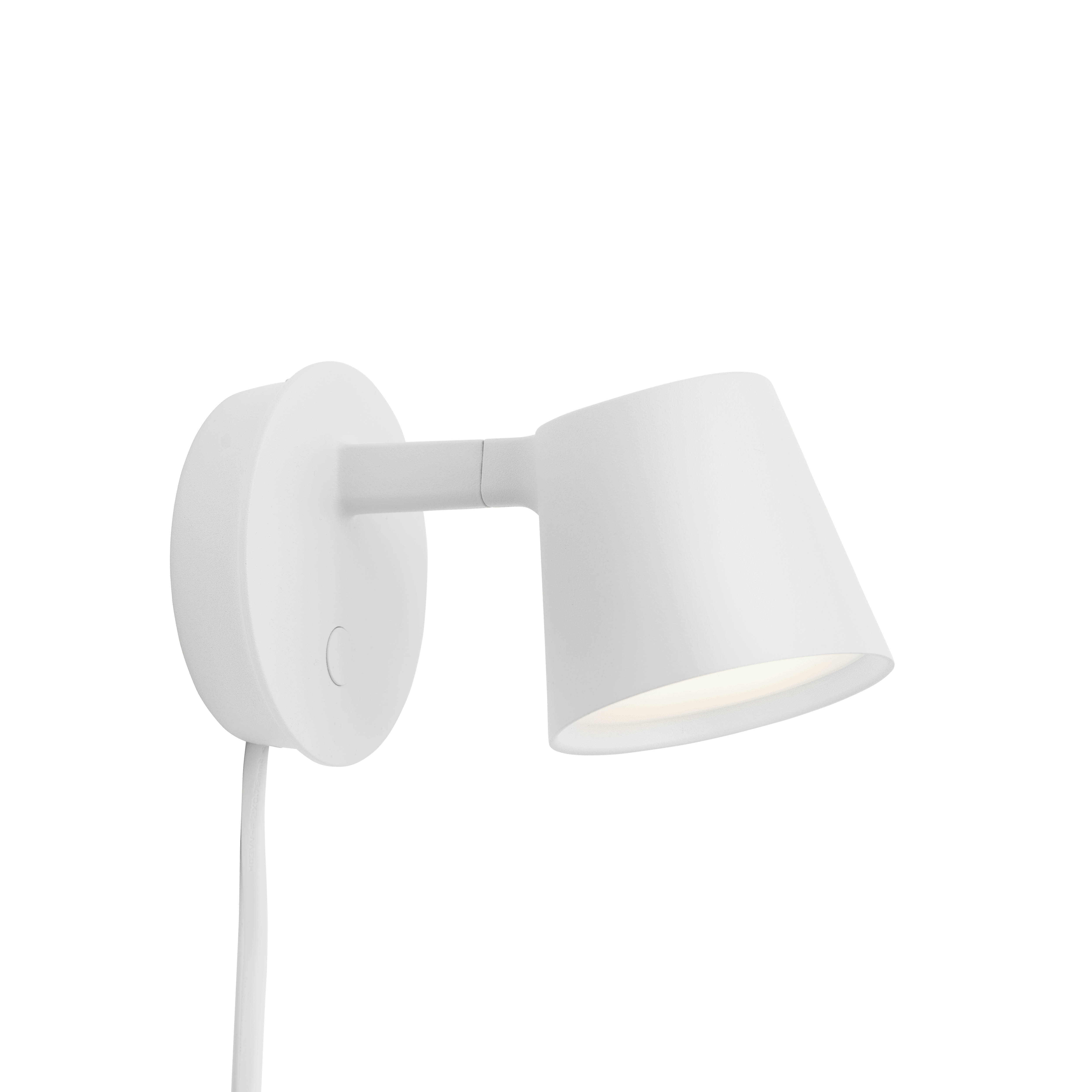 Lampa ścienna regulowana TIP biały